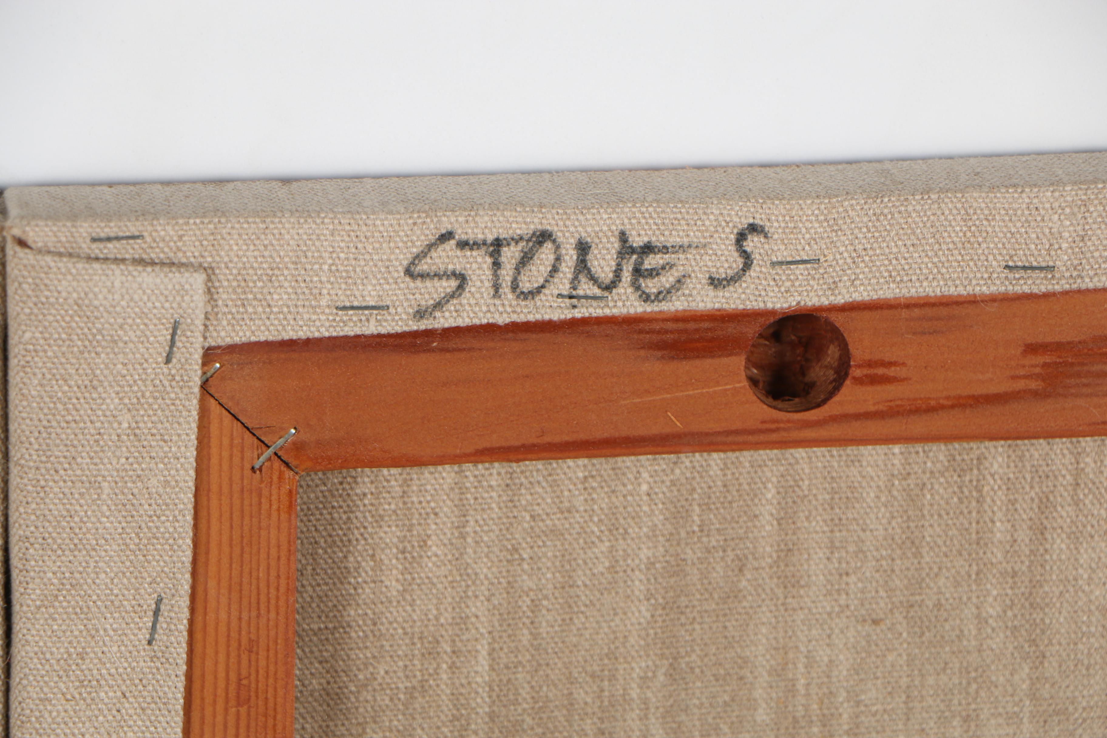 Tom Levine 2003 Oil Painting on Linen "Stones"