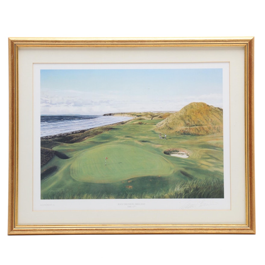 Graeme Baxter Offset Lithograph "Ballybunion, Ireland The 17th"