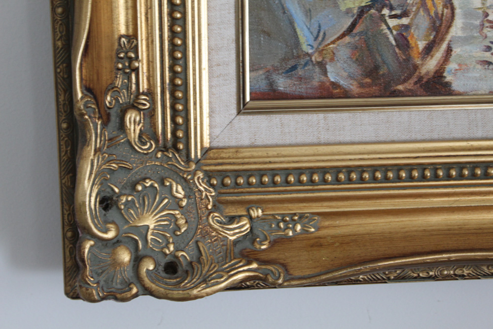 Leslie Cope Oil Painting Depicting a Windmill