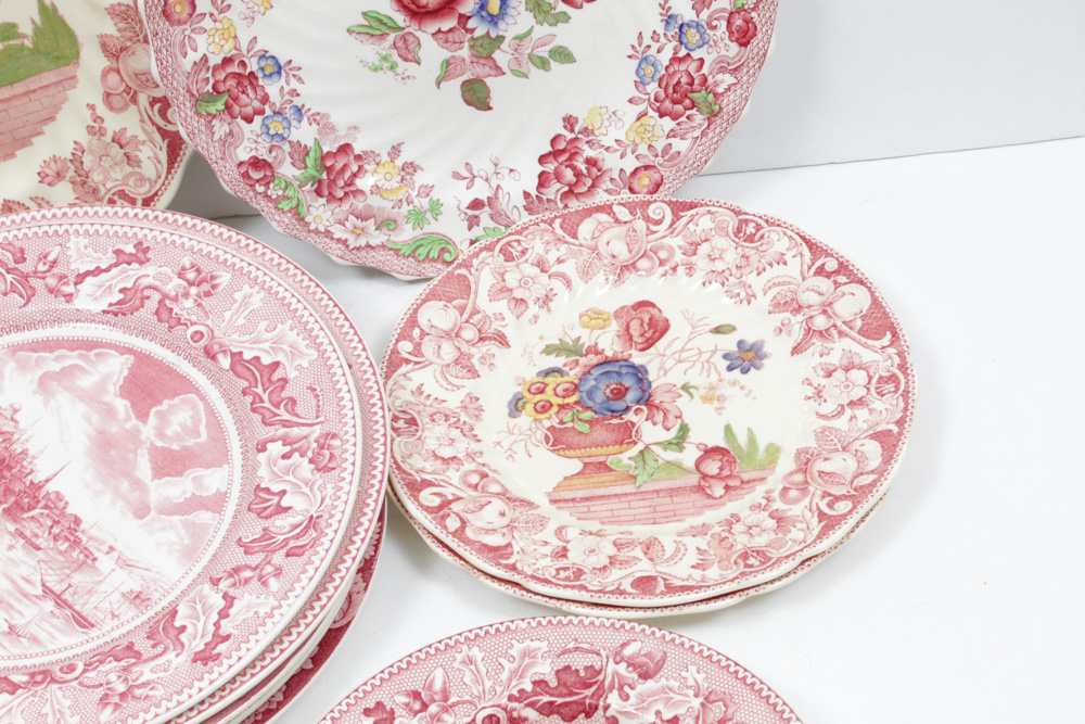 Vintage Transferware Featuring Staffordshire, Royal Doulton, and Johnson Bros.