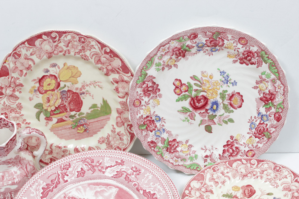 Vintage Transferware Featuring Staffordshire, Royal Doulton, and Johnson Bros.