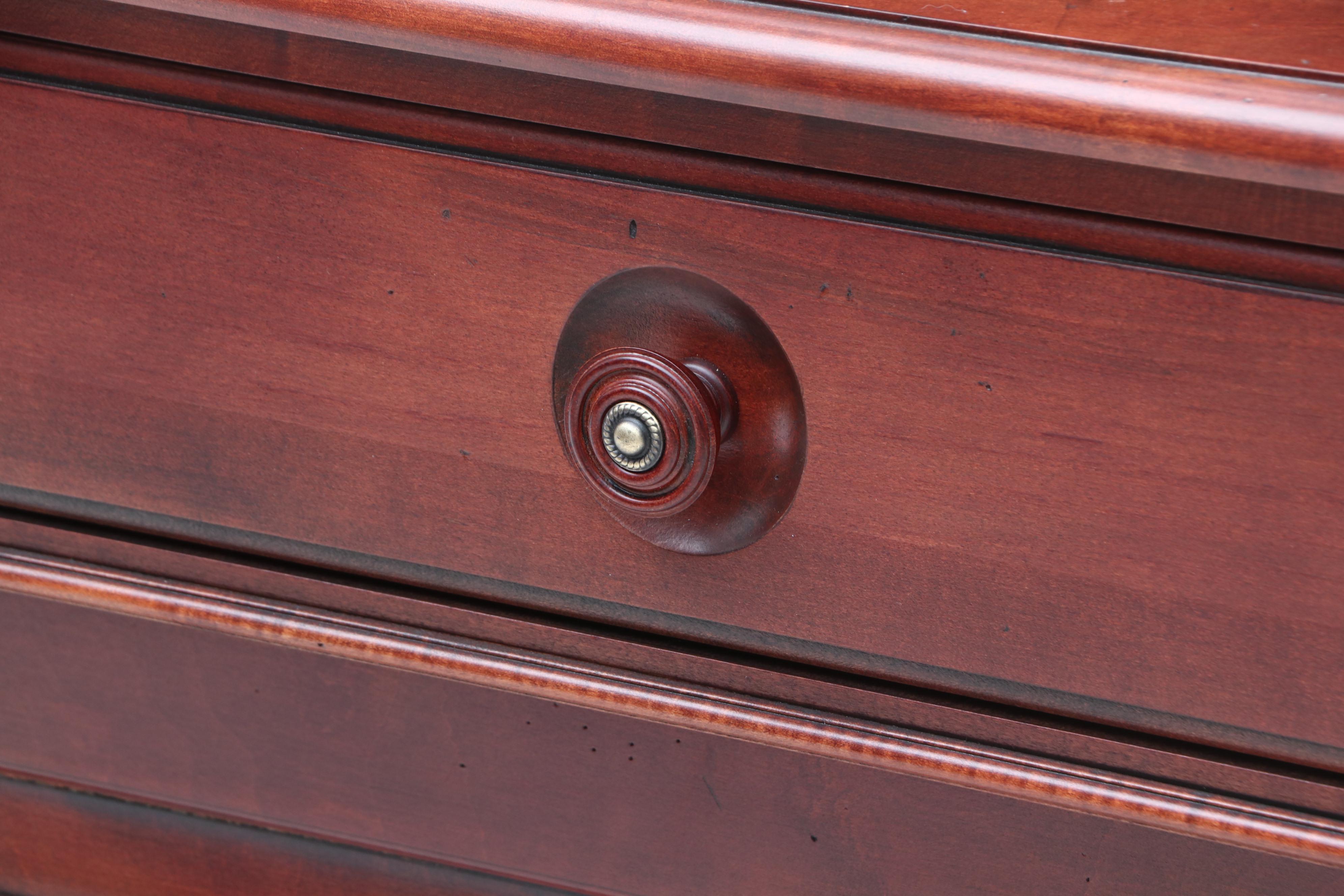 "British Classics" Illuminated Two-Piece China Cabinet by Ethan Allen