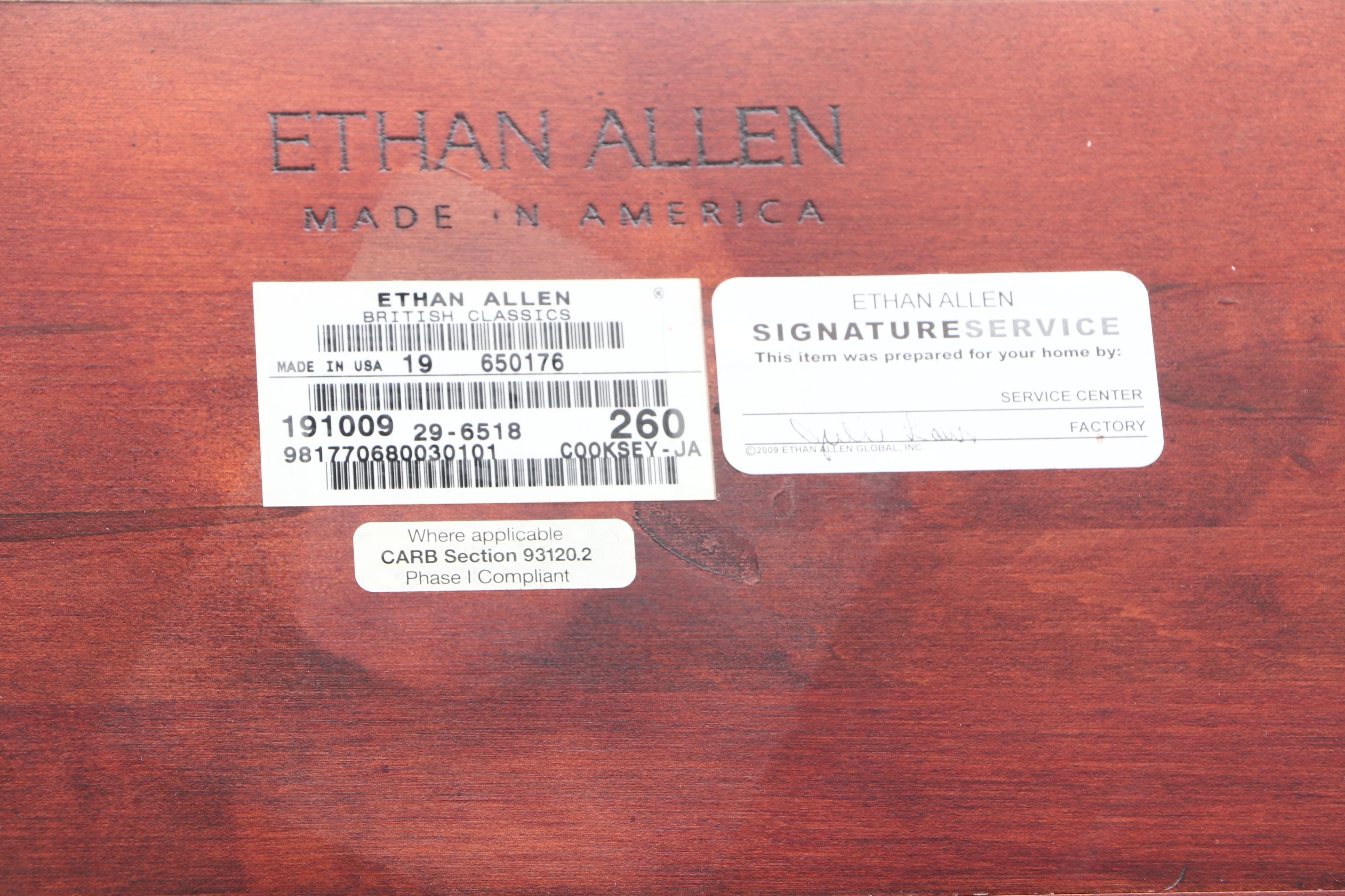 "British Classics" Illuminated Two-Piece China Cabinet by Ethan Allen