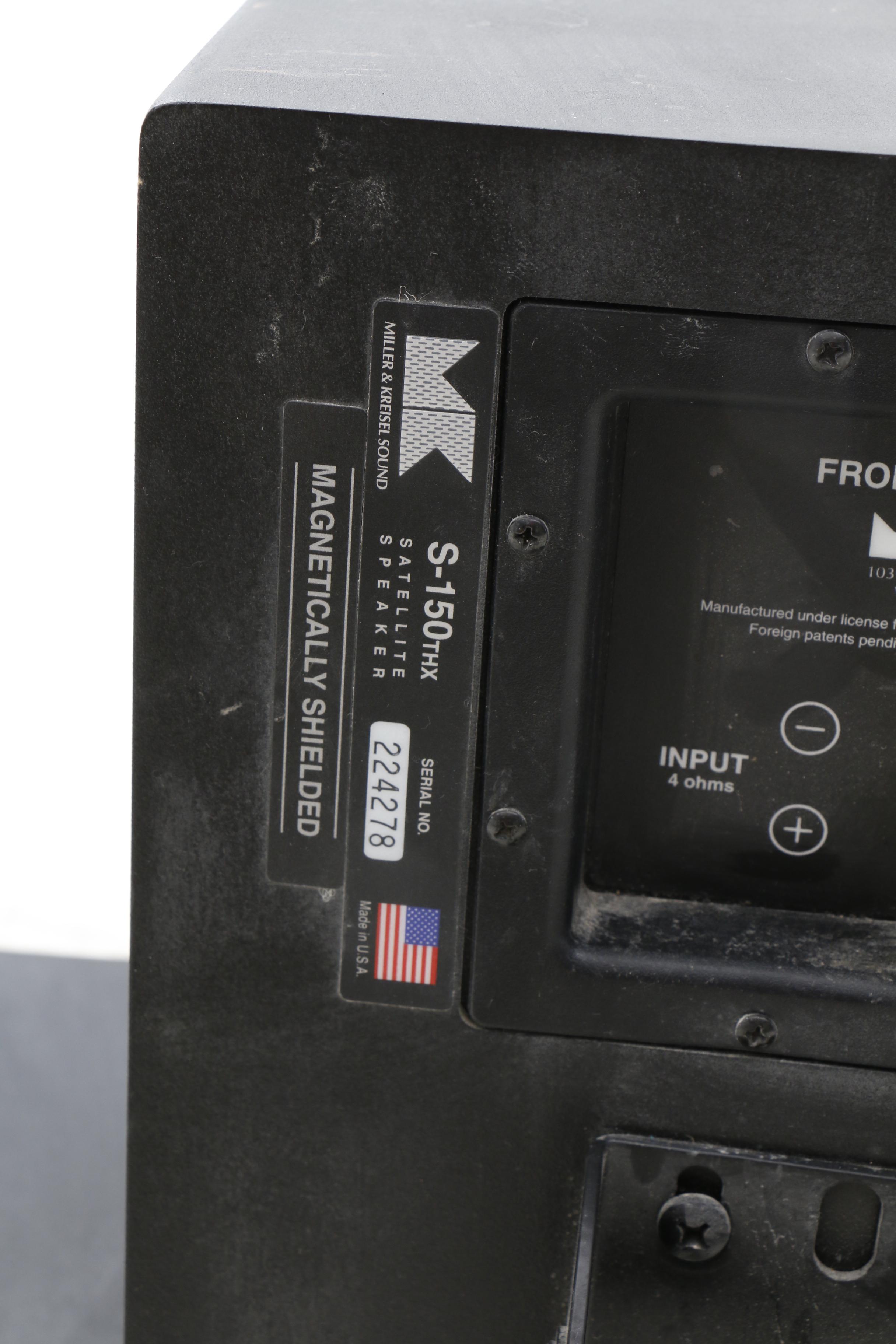 Miller & Kreisel S-150THX Satellite Speakers