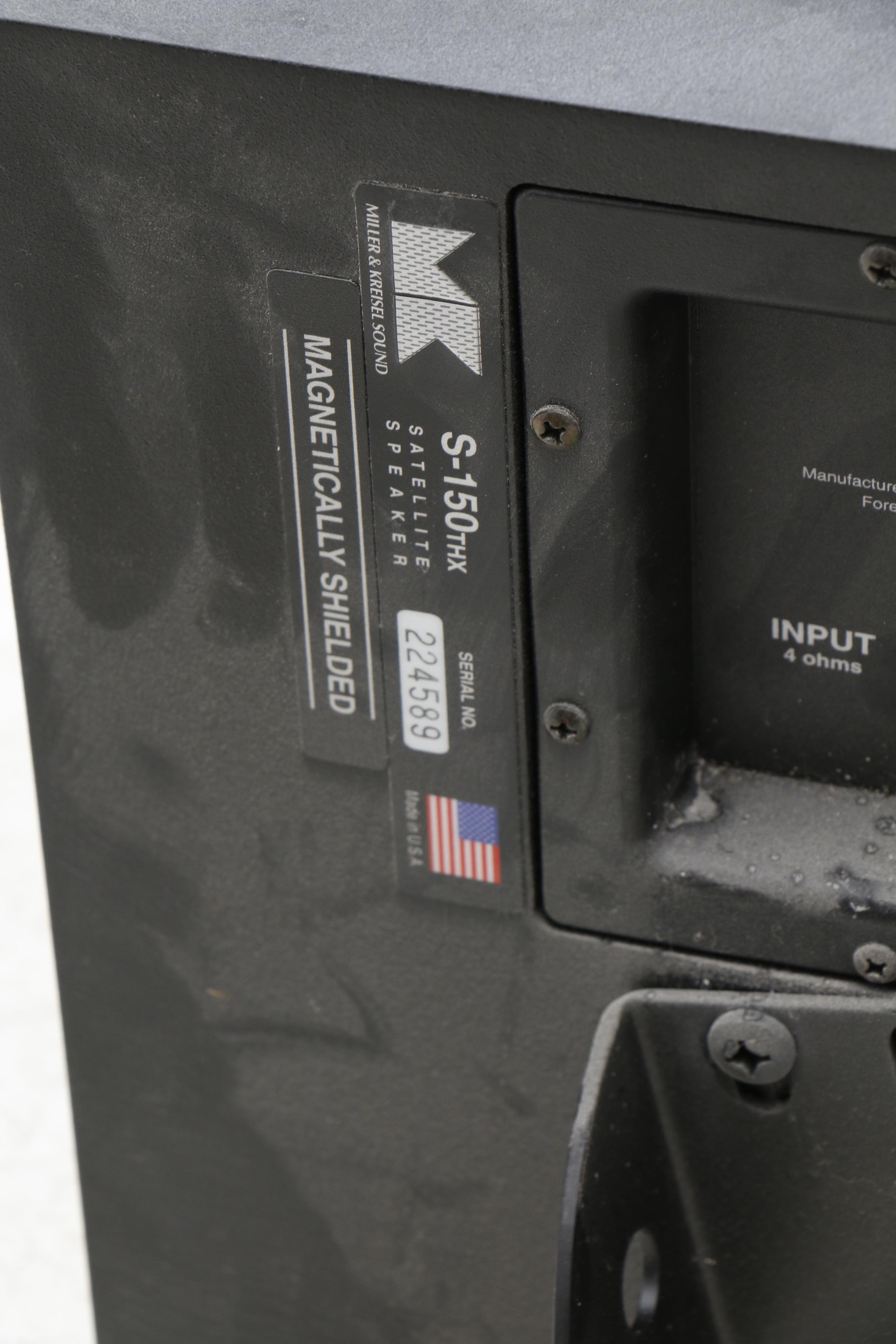 Miller & Kreisel S-150THX Satellite Speakers