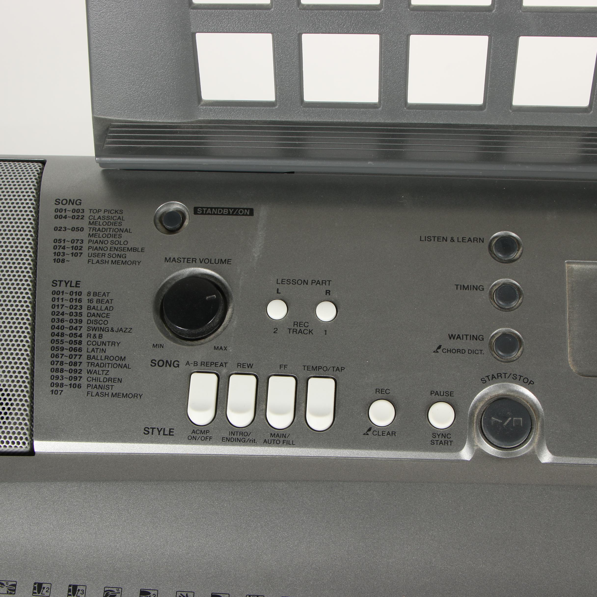 Yamaha Portatone YPT-310 Electric Keyboard and Stand