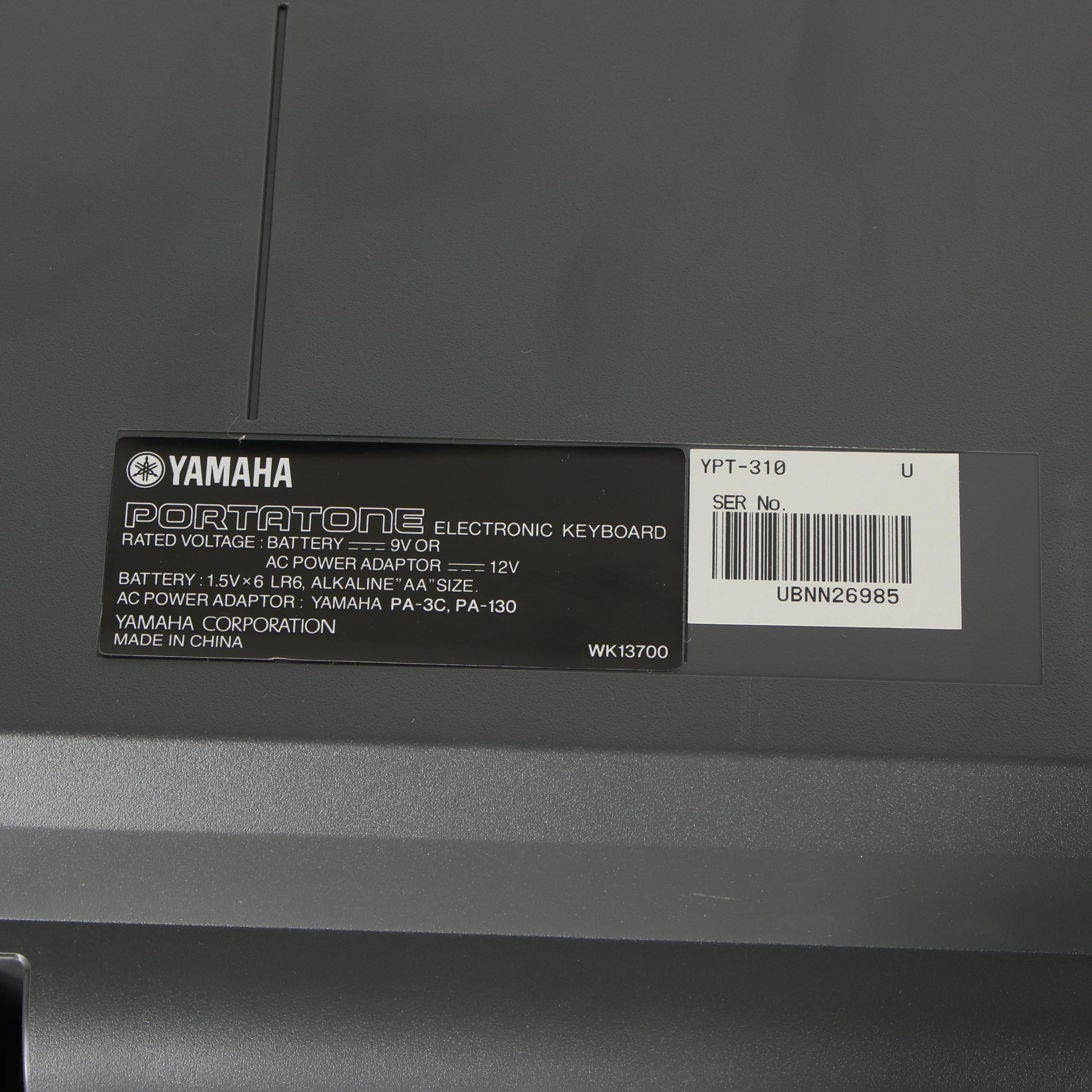 Yamaha Portatone YPT-310 Electric Keyboard and Stand