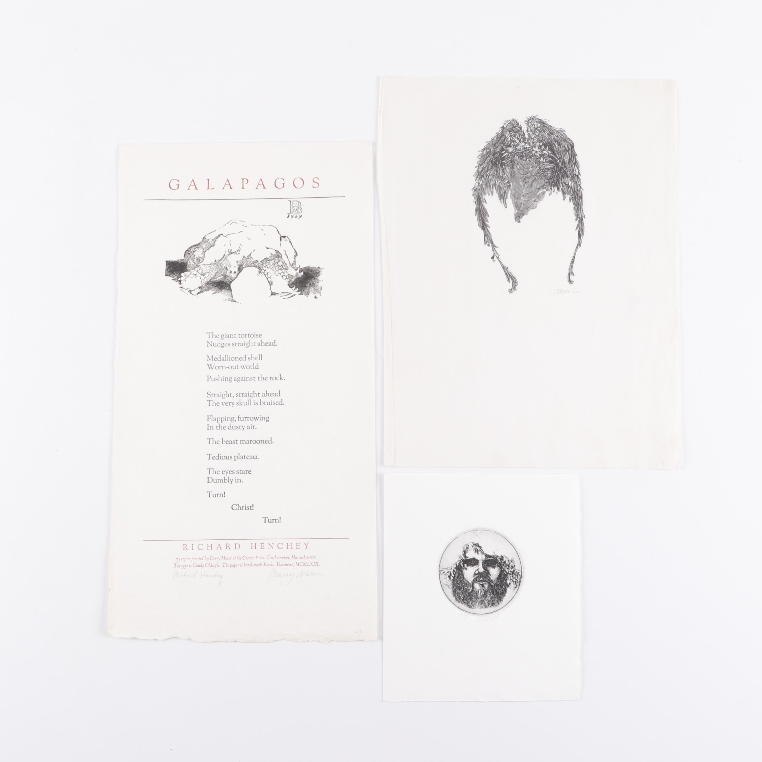 Barry Moser Etchings