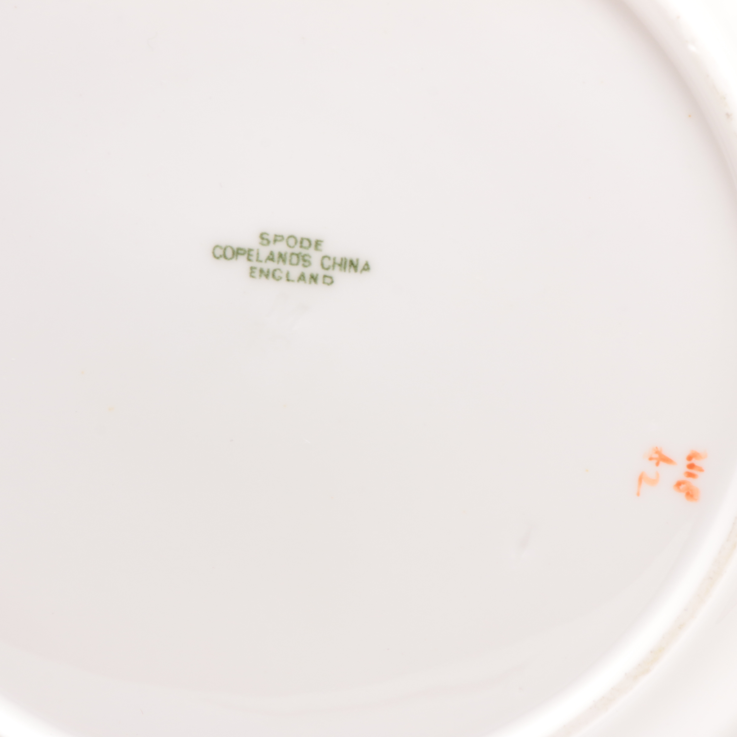 Spode Earthenware Dinnerware featuring "Spode's Peacock", Early 20th Century