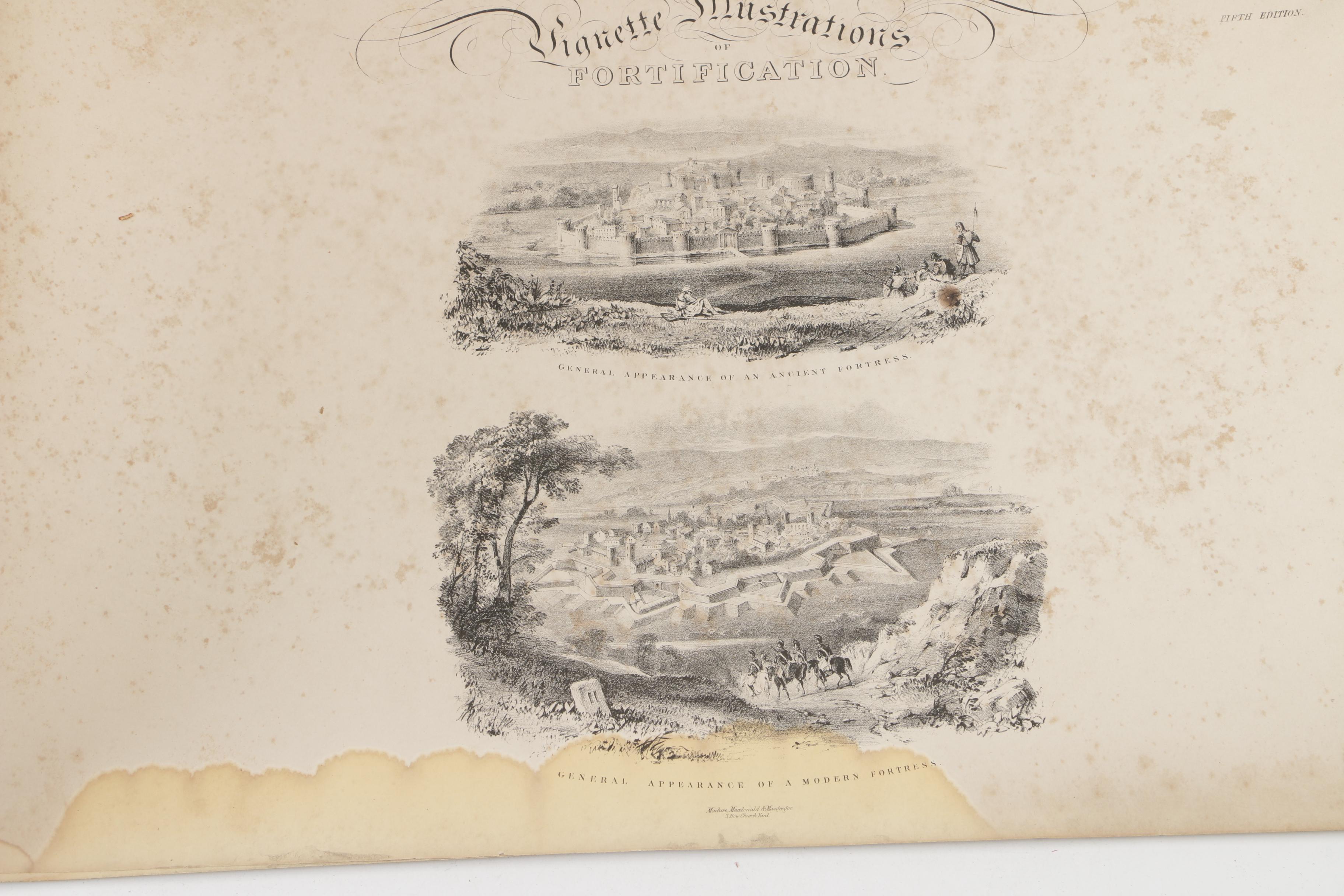 "Treatise on Fortification and Artillery" by Major Hector Straith with Plans