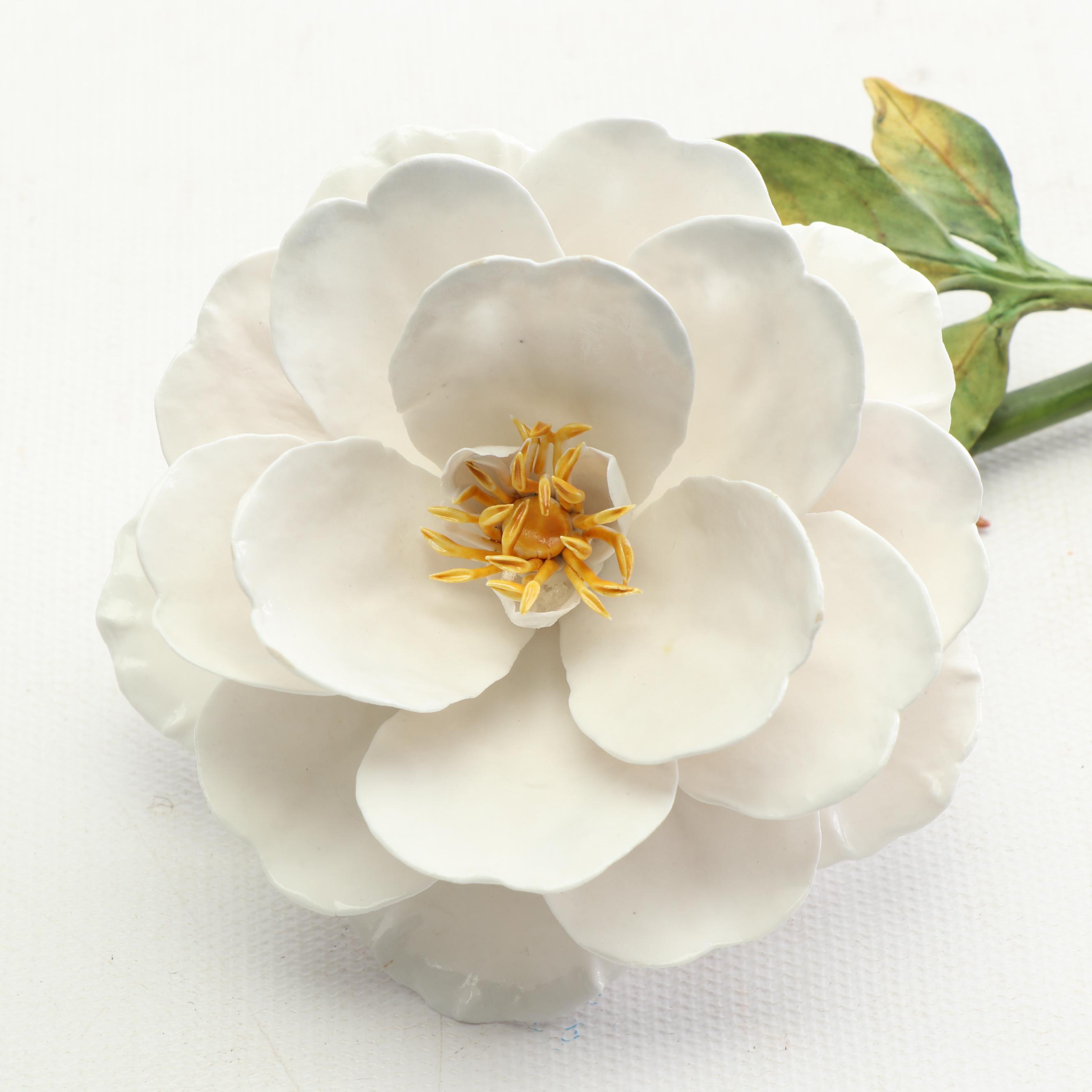 Boehm Porcelain Single Stem Flower Figurines