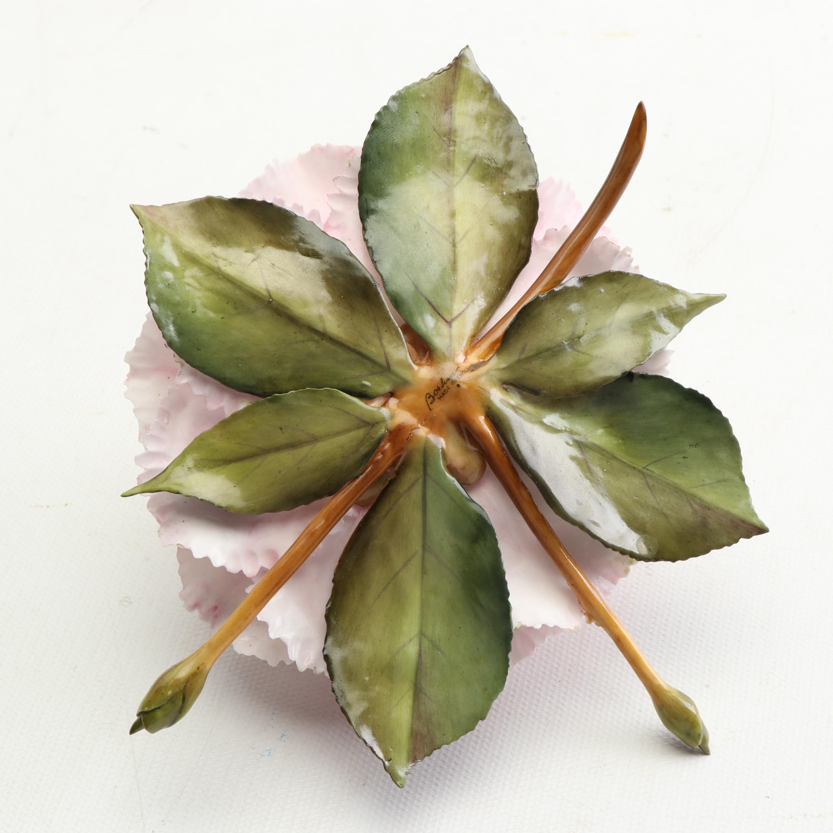 Boehm Porcelain Single Stem Flower Figurines