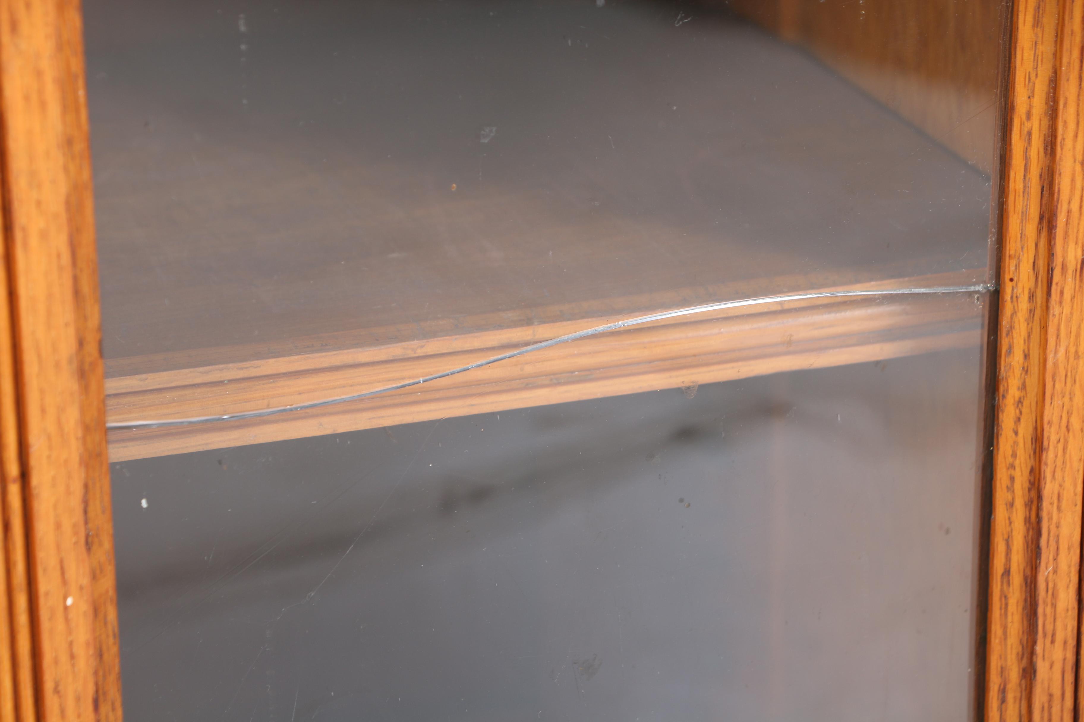 Victorian Carved Oak Double Side-By-Side Secretary Bookcase, Late 19th Century