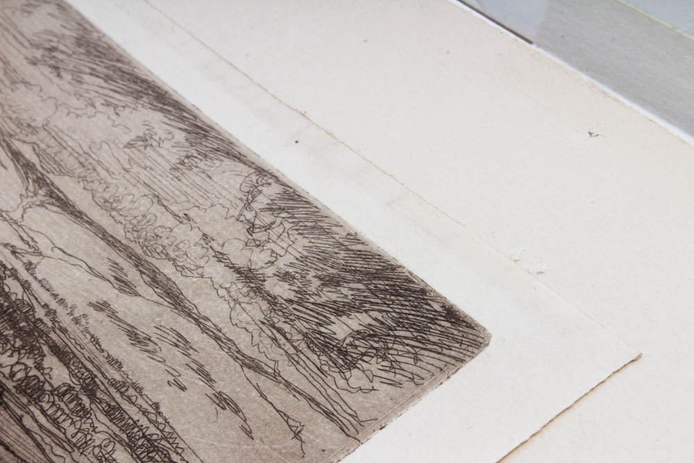 Joseph Pennell Etching "St. Martin Bridge, Toledo"