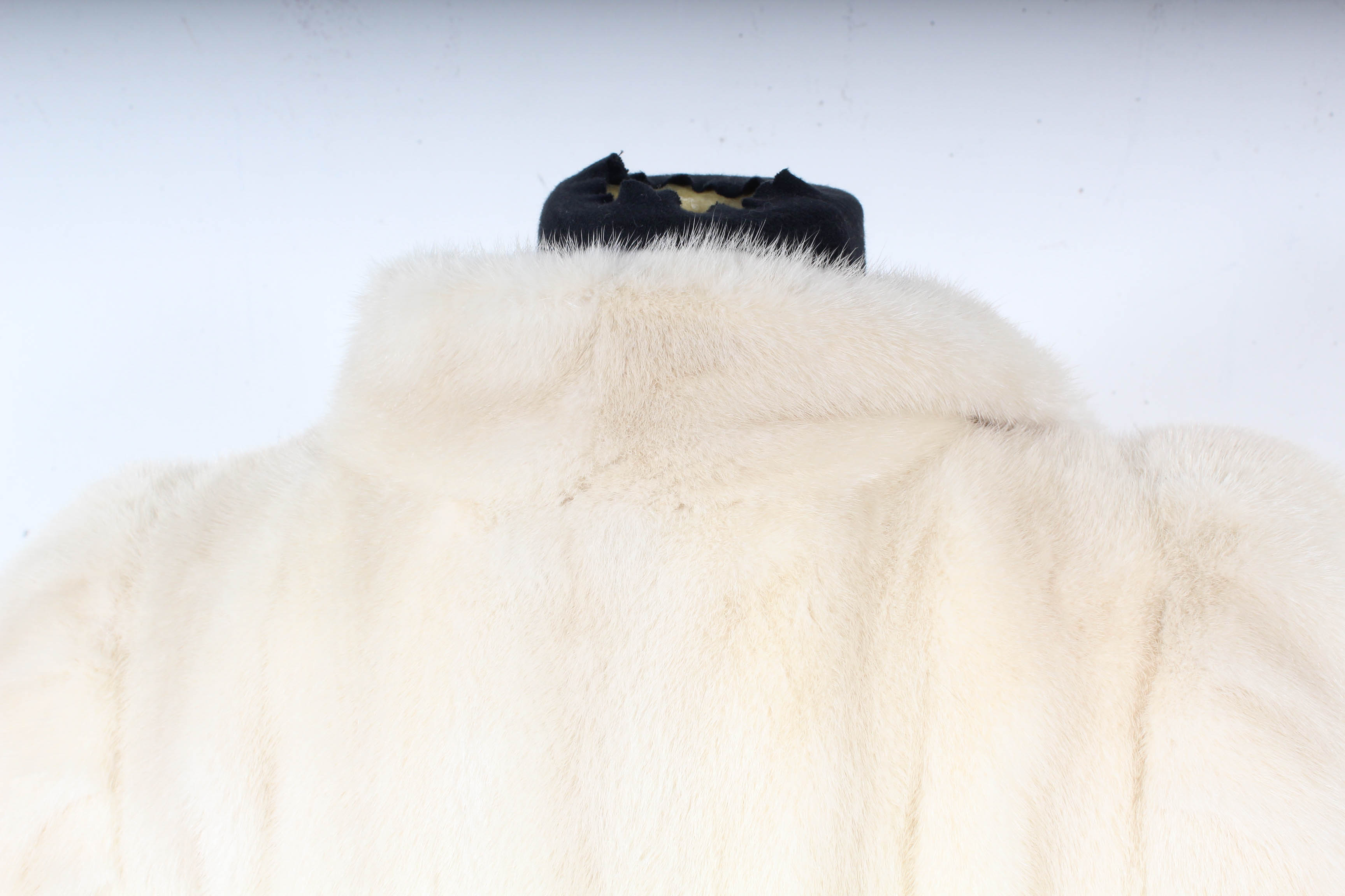 Hudson's Fur Salon Full-Length Pearl Mink Fur Coat