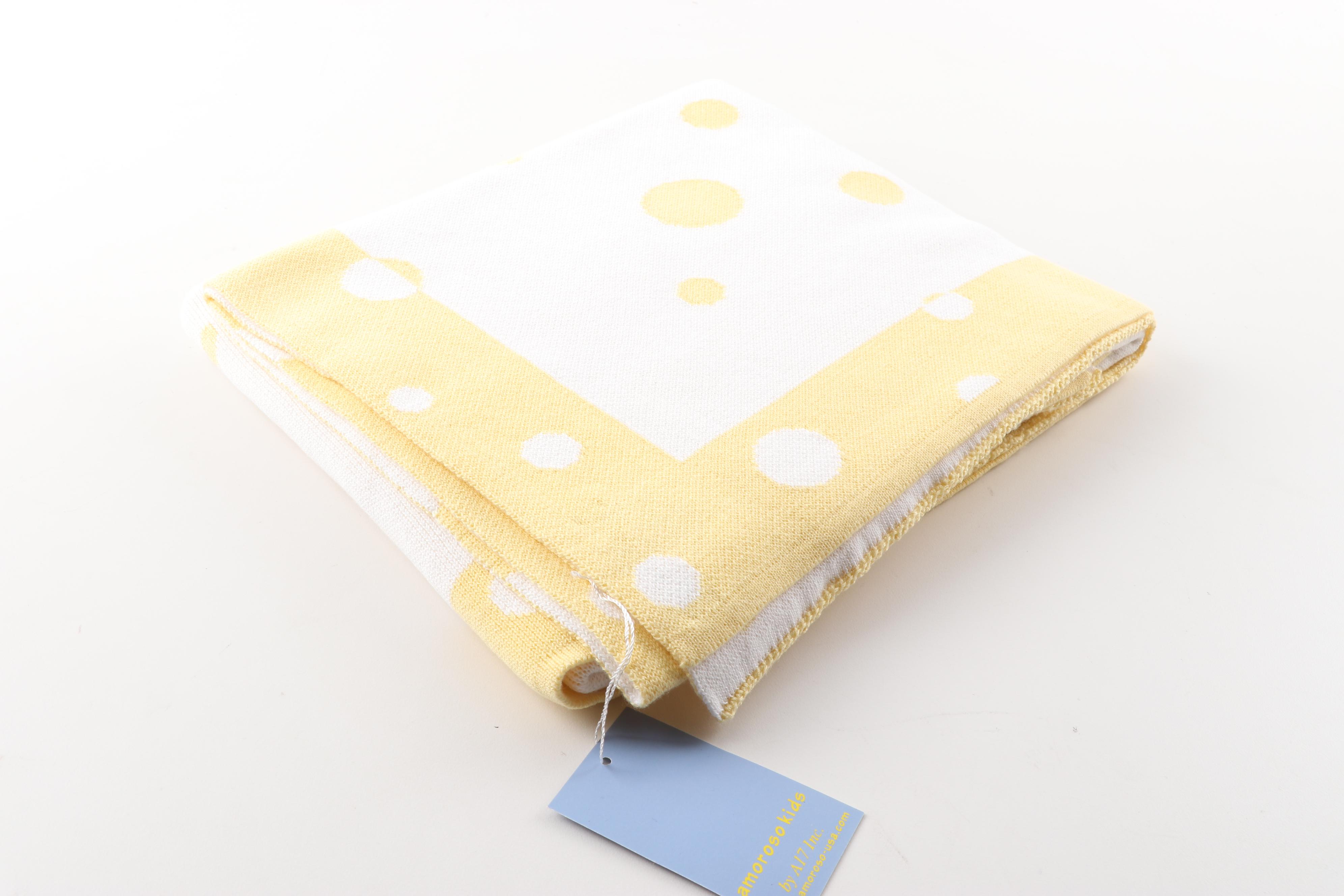 Infant Hat and Receiving Blankets Featuring Amoroso Kids