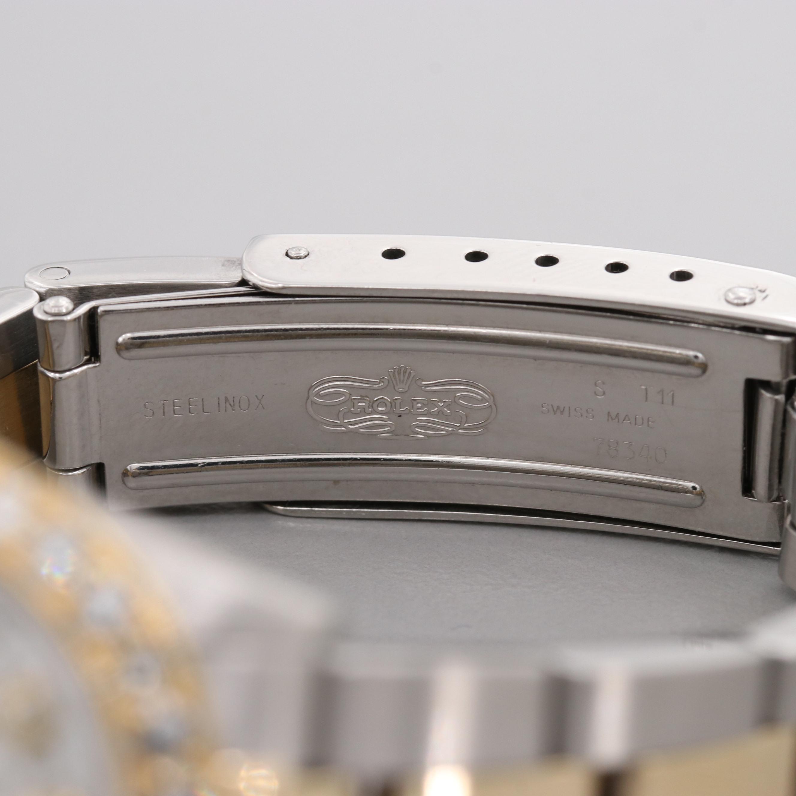 Rolex Datejust 18K Yellow Gold 1.28 CTW Diamond Watch, 1978