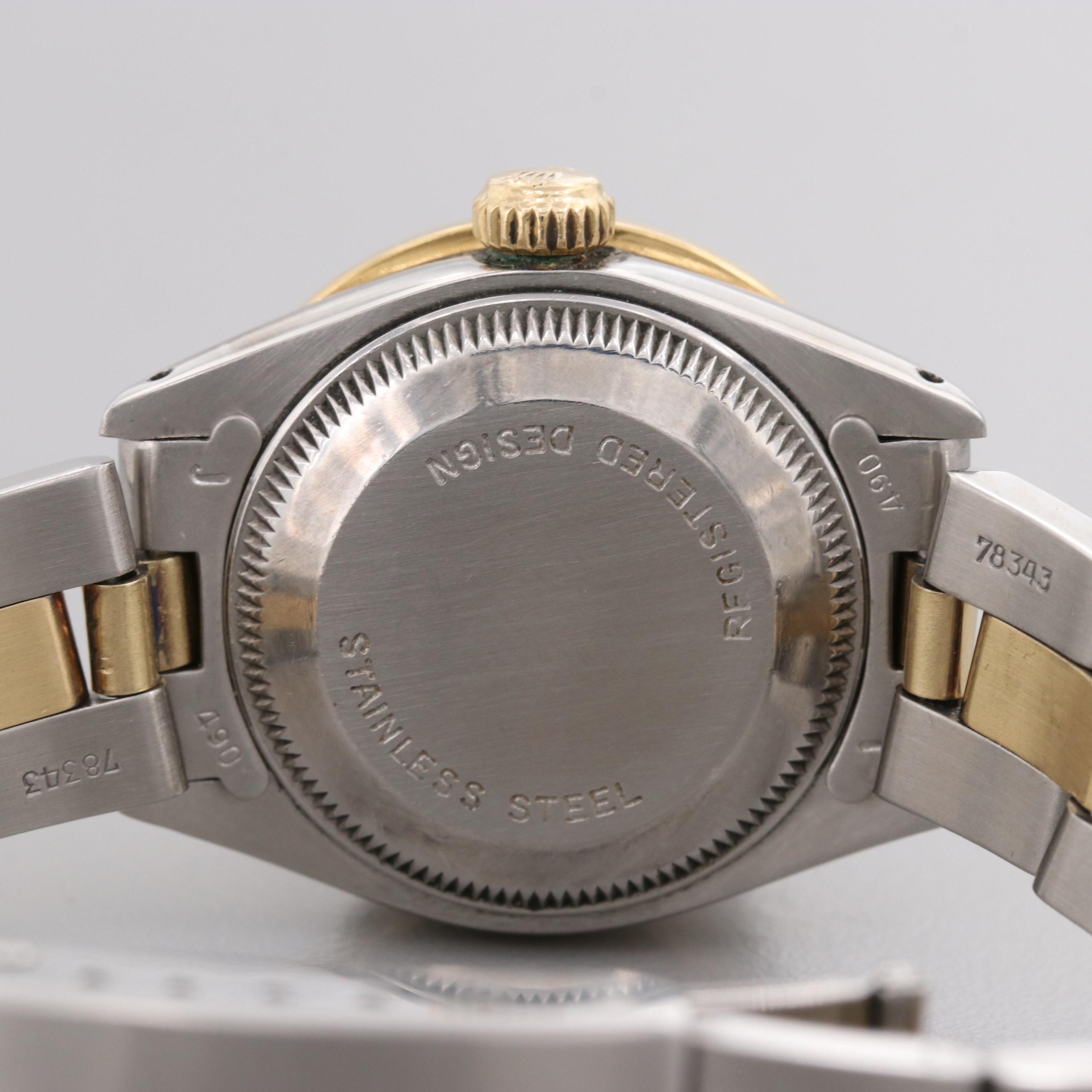 Rolex Datejust 18K Yellow Gold 1.28 CTW Diamond Watch, 1978