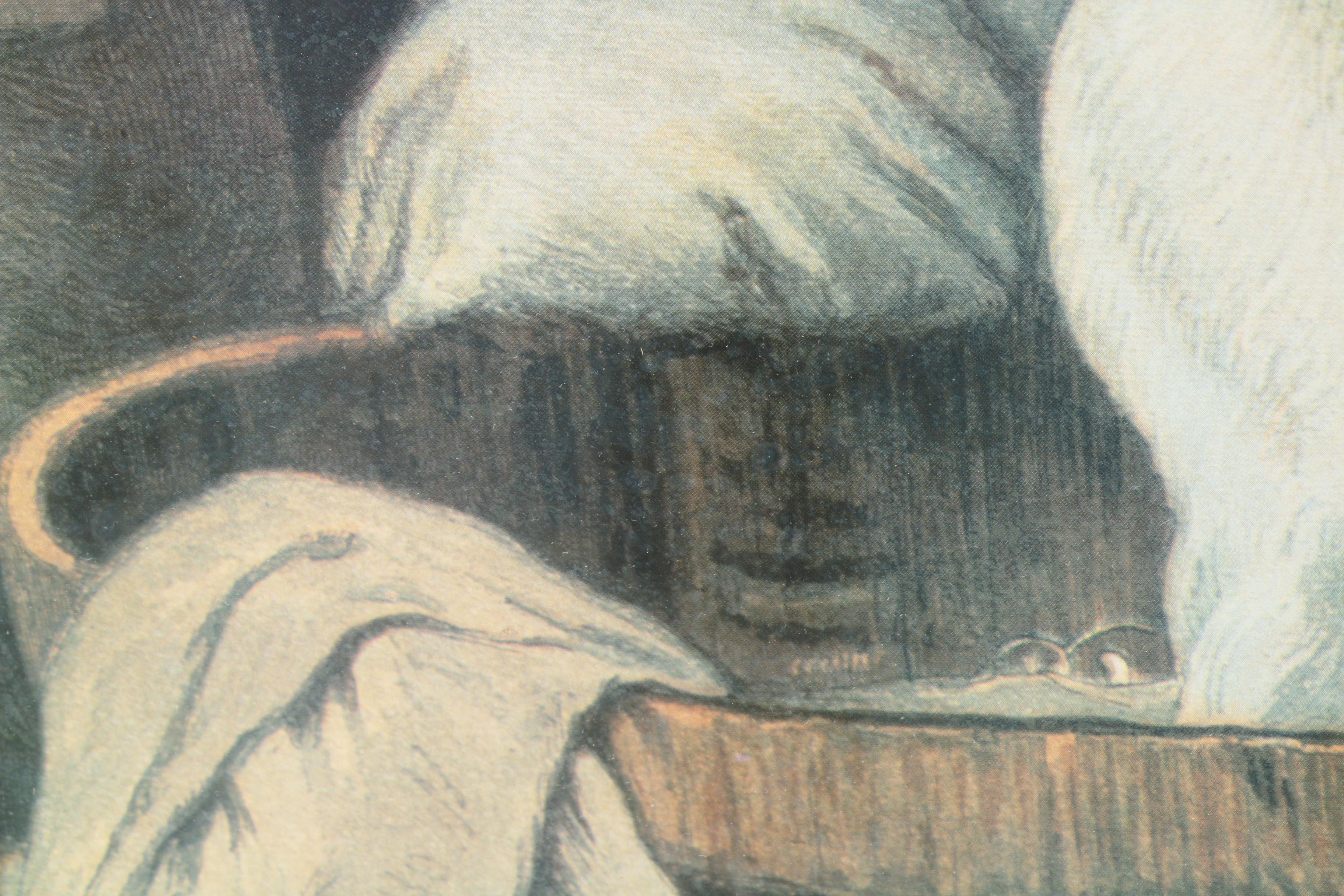 Offset Lithograph after Charles Burton Barber "The Order of the Bath"