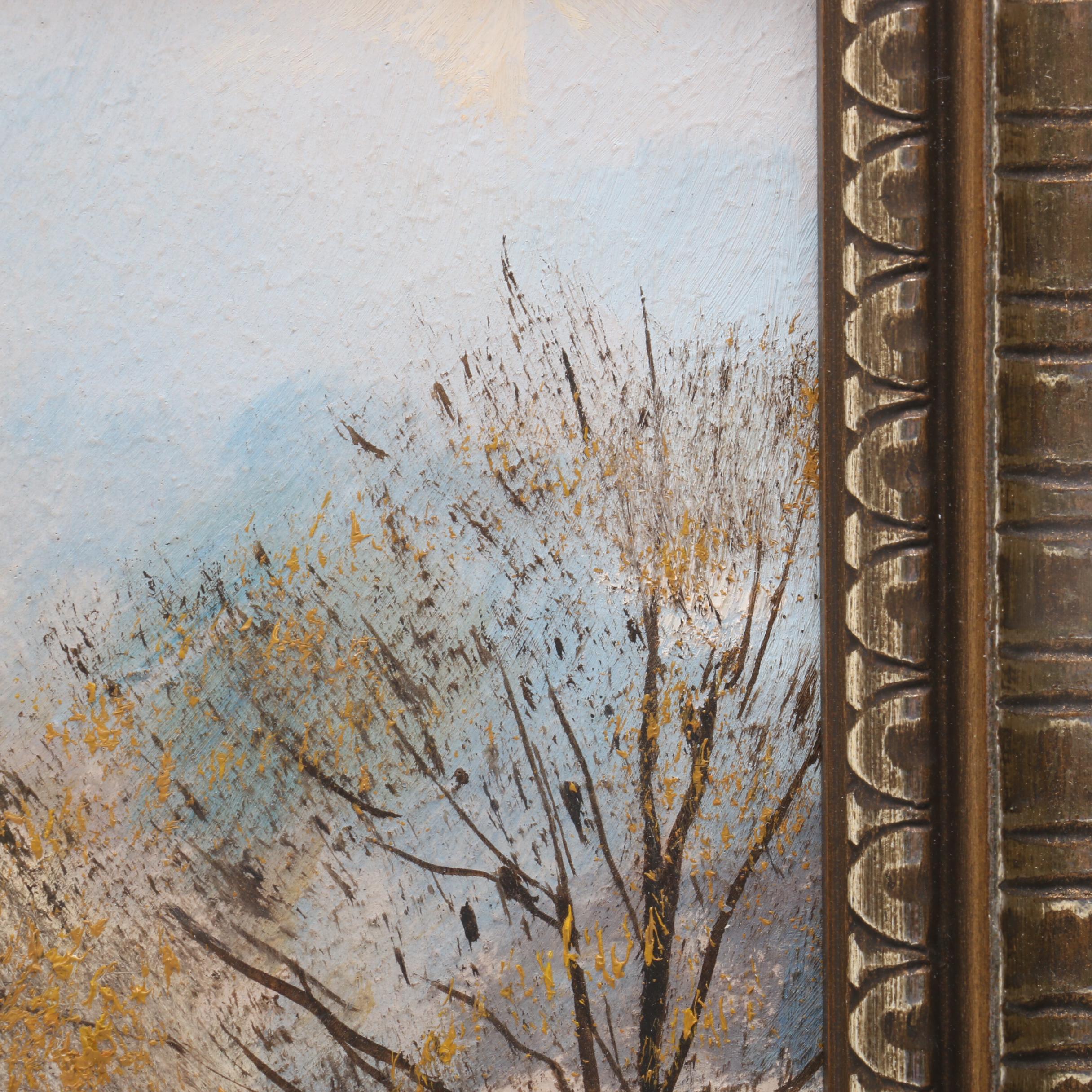 Walter J. Musial Oil Painting "Northern Skies"