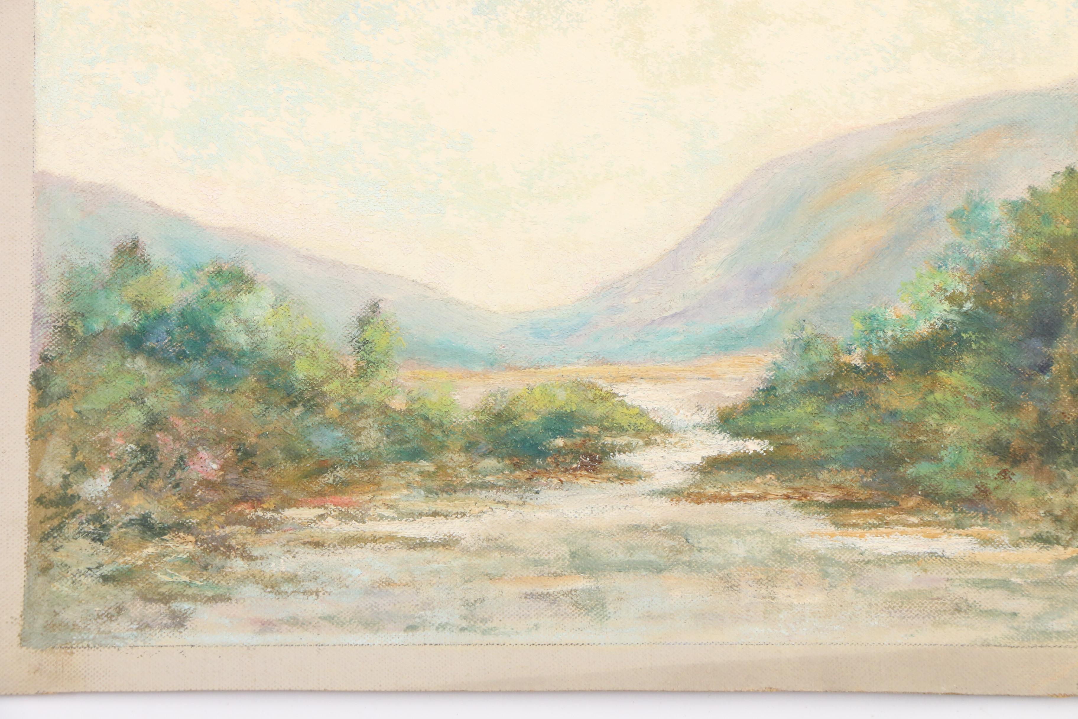 20th Century Oil Paintings of Landscapes