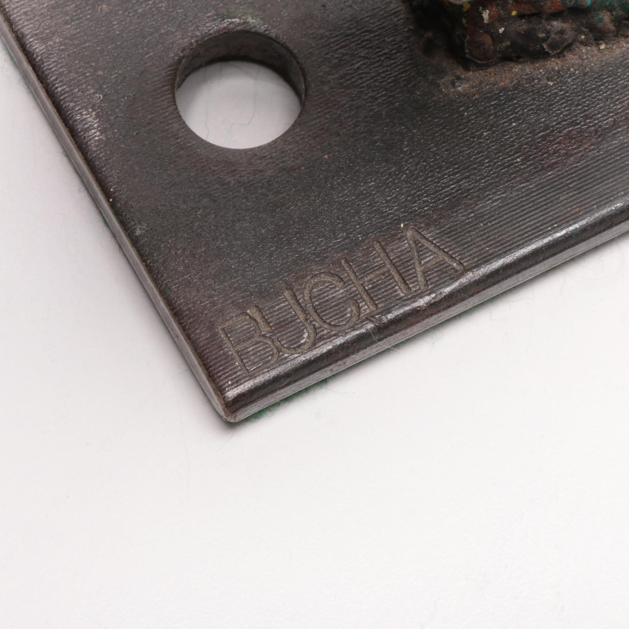 Mike Bucha Bronze Brutalist Fish Sculpture