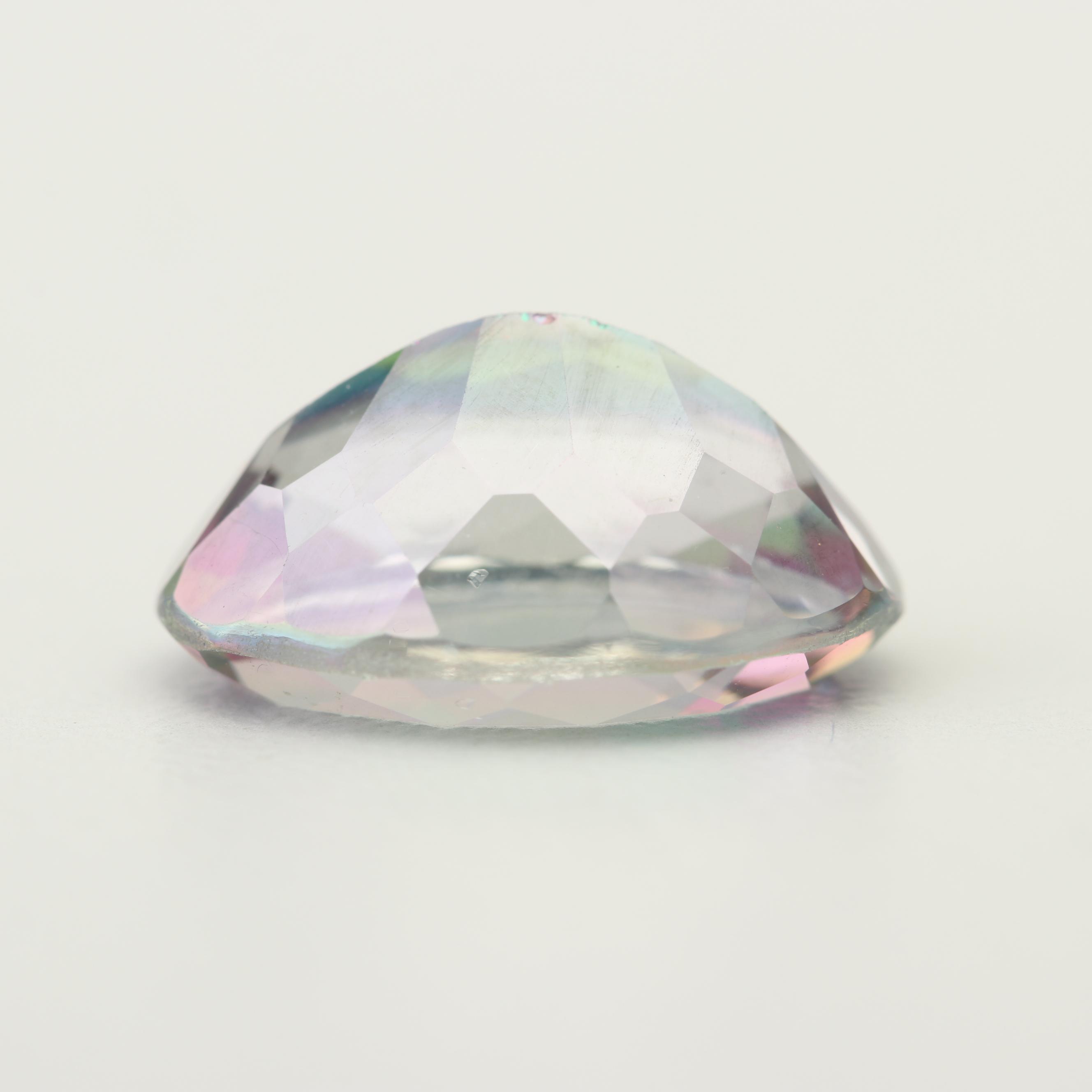 Loose 7.23 CT Mystic Topaz Gemstone