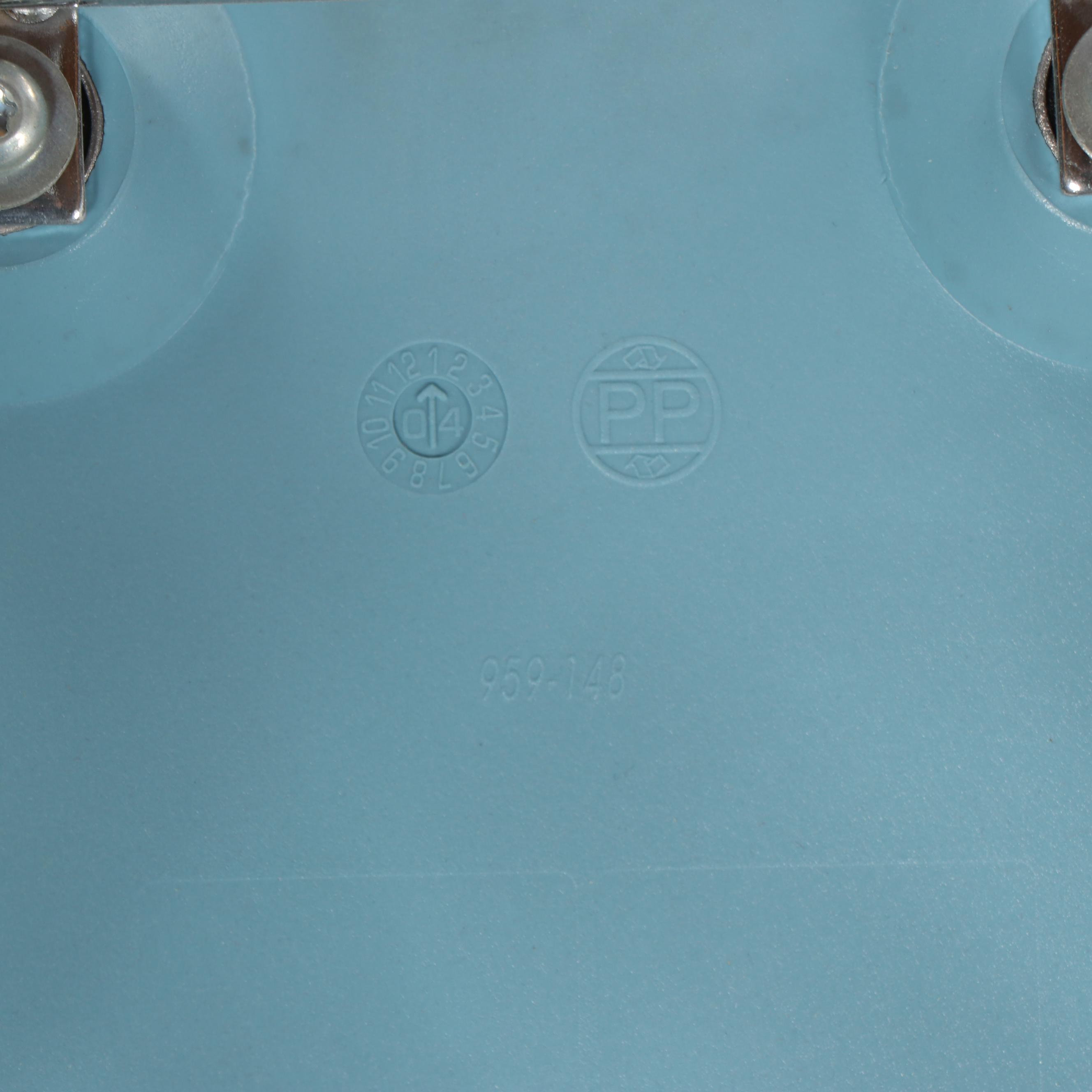 Eames Molded Plastic Light Blue Rocker