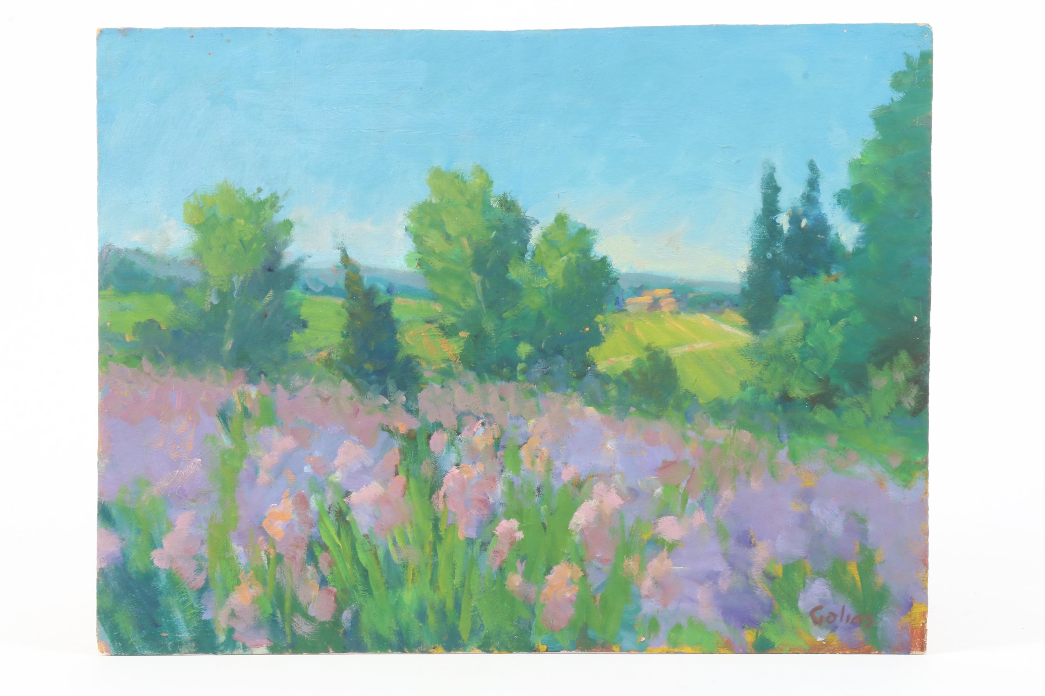 Landscape Oil Paintings Including Works by Michelle Golias