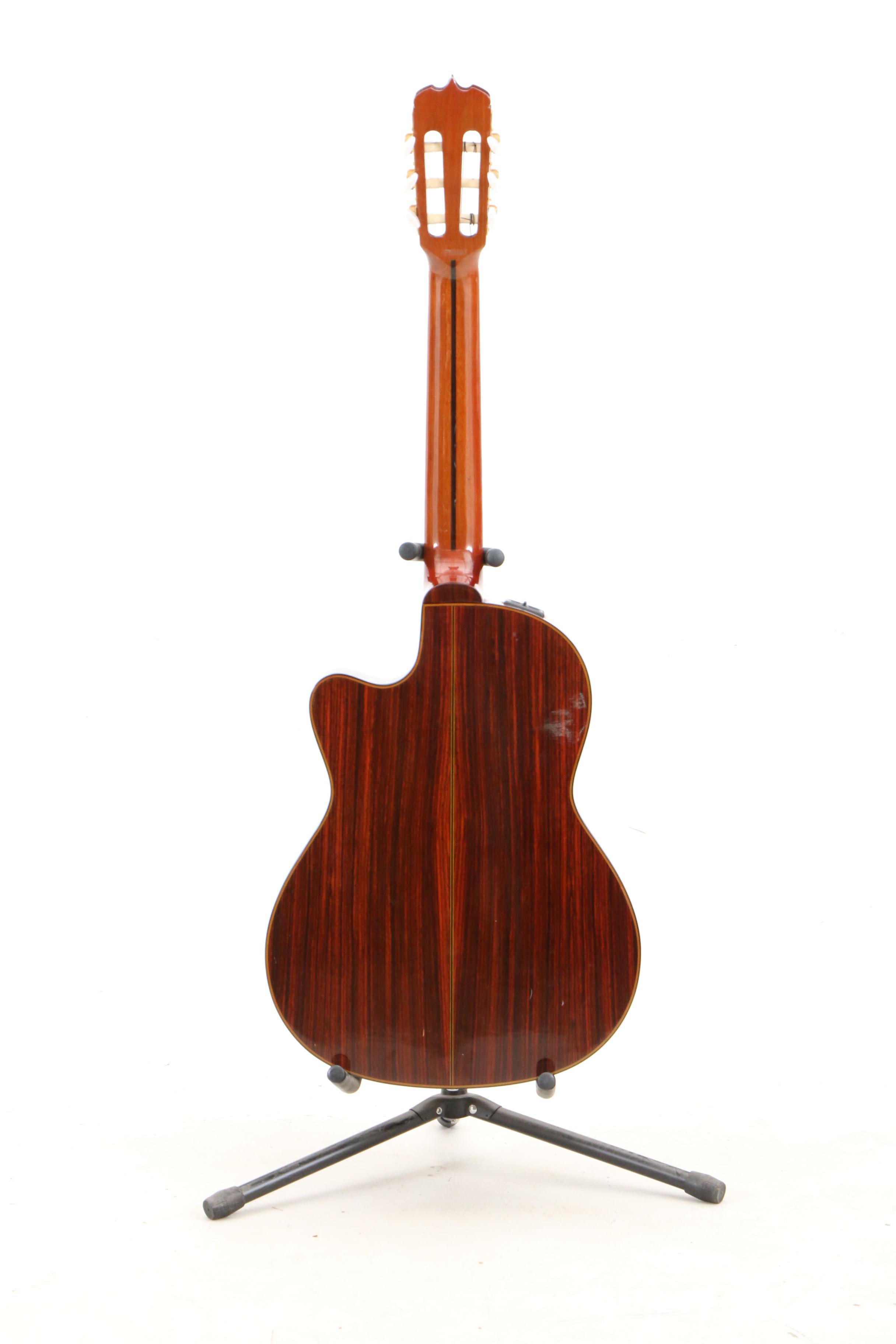 Korean Takamine "Jasmine" TC28C Classical Acoustic Electric Guitar with Case