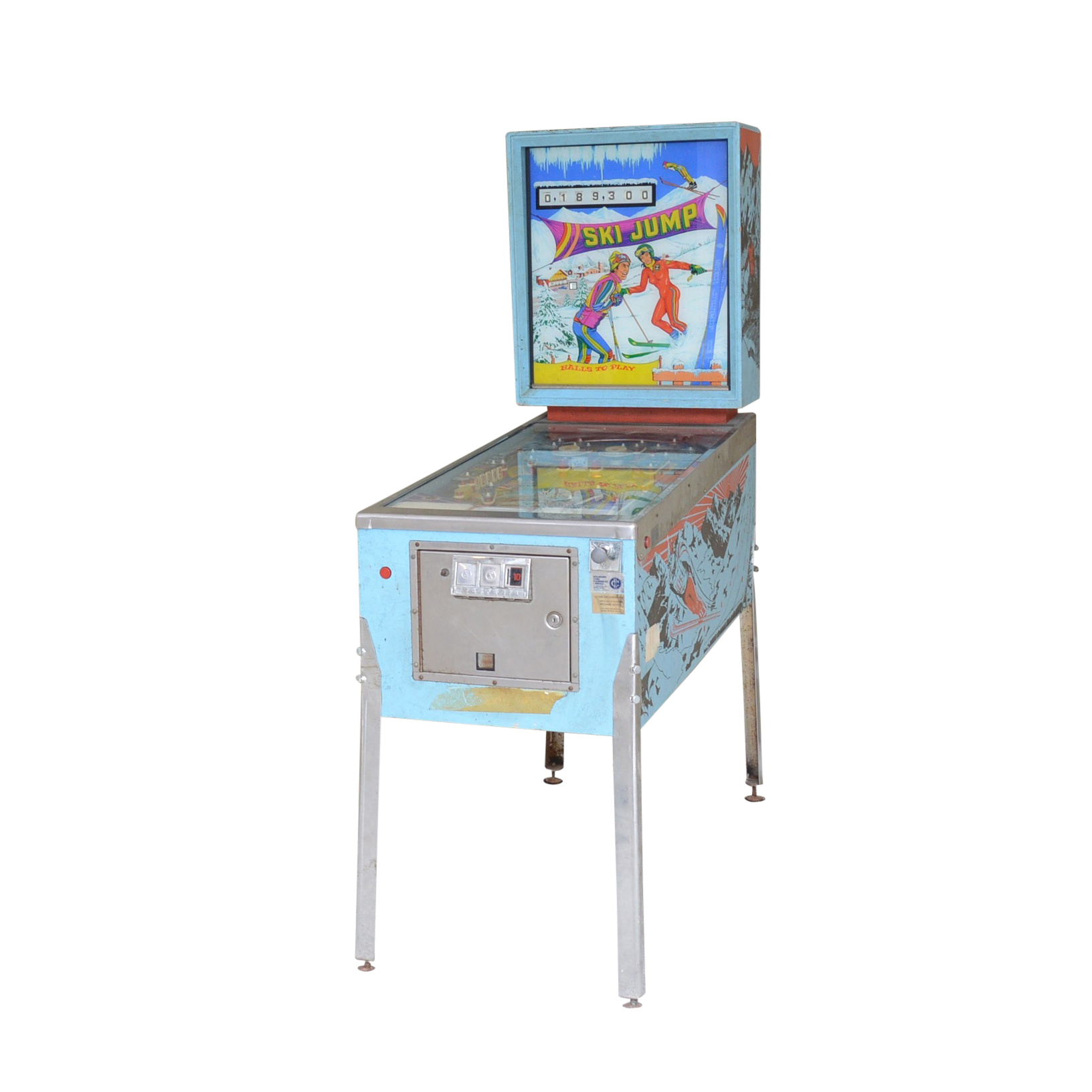 Zaccaria Vintage "Ski Jump" Pinball Machine