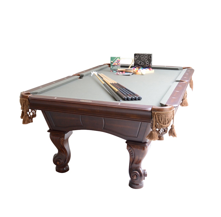 Beringer Slate Top Pool Table  with Accessories