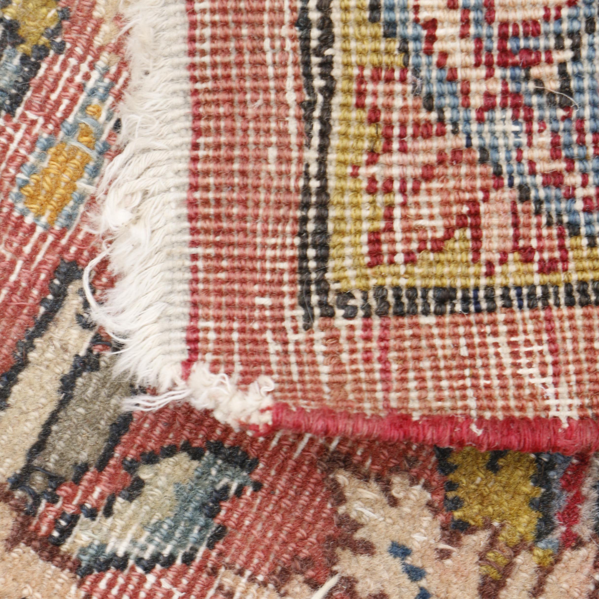 Hand-Knotted Persian Floral Room-Size Rug