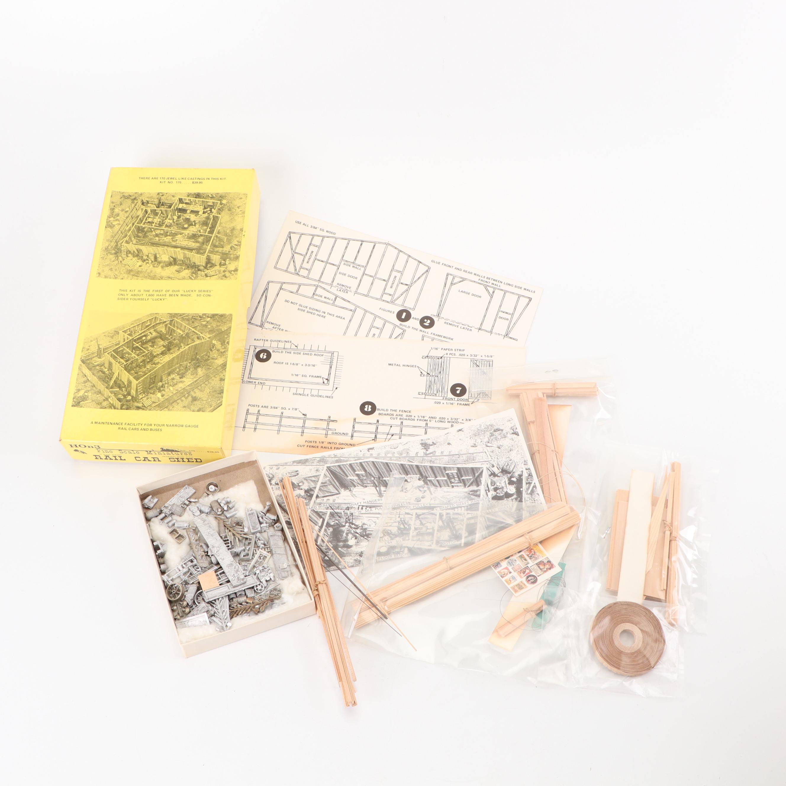 Fine Scale Miniatures Train Model Building Kits