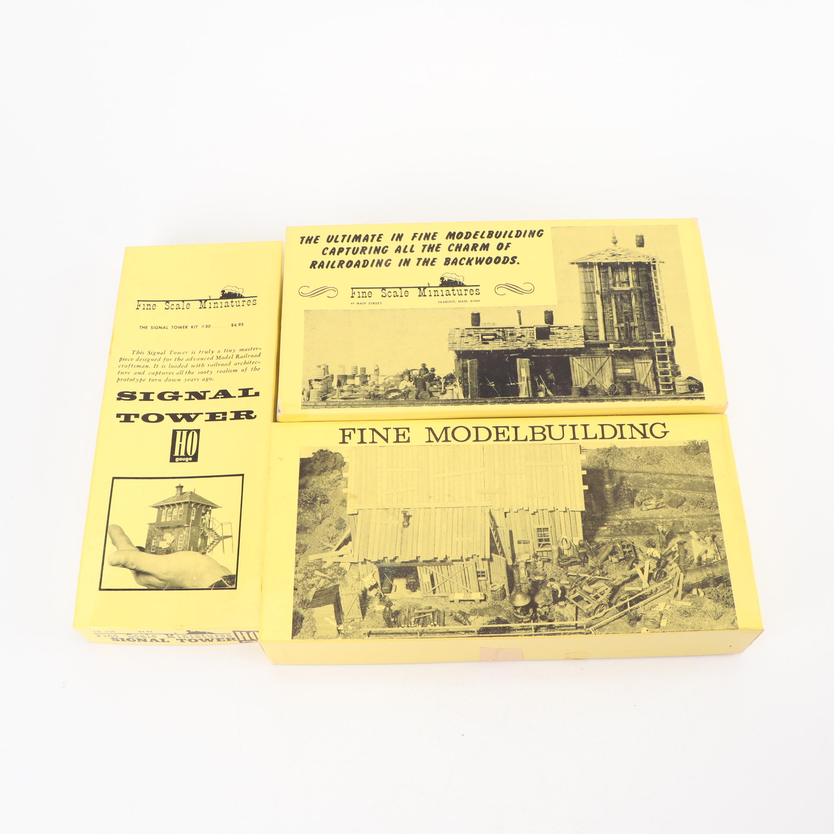 Fine Scale Miniatures Train Model Building Kits