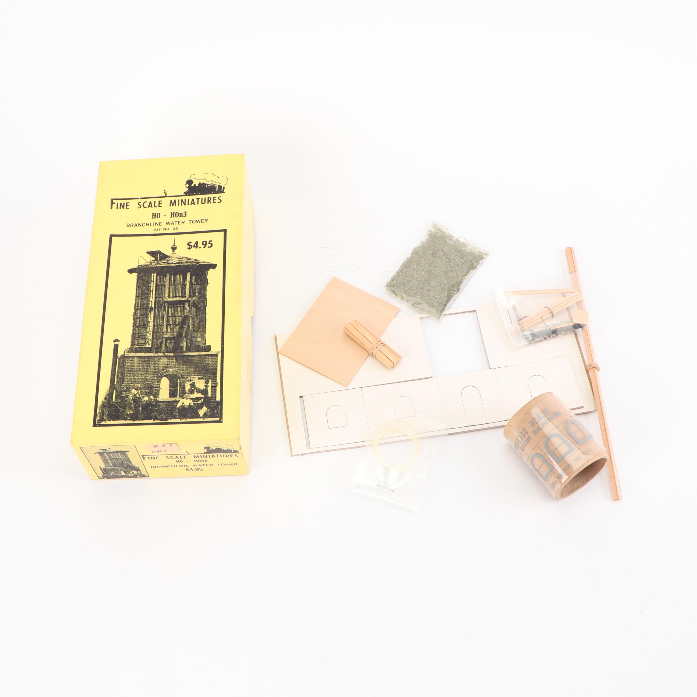 Fine Scale Miniatures Train Model Building Kits