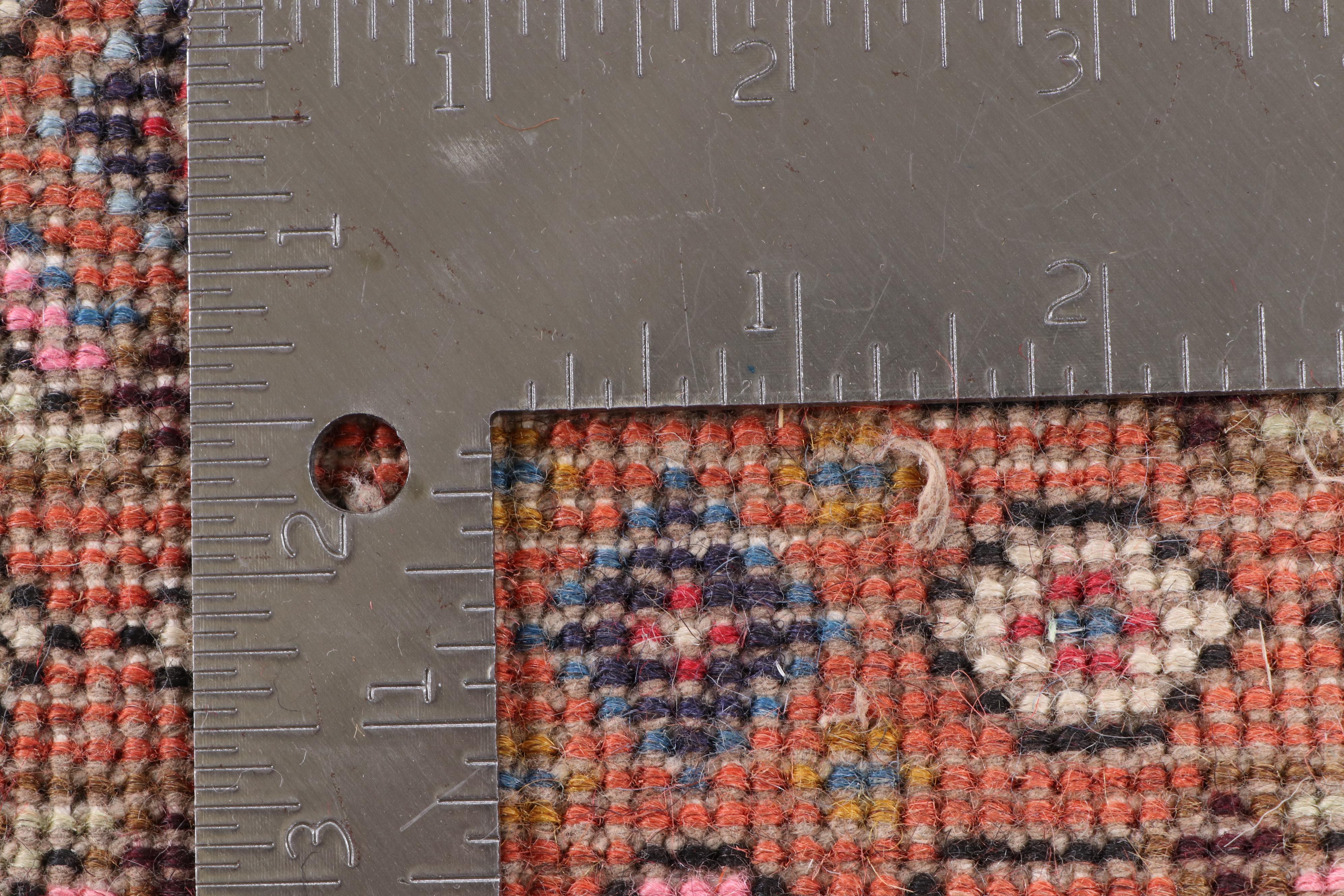 Hand-Knotted Persian Everu Wool Runner