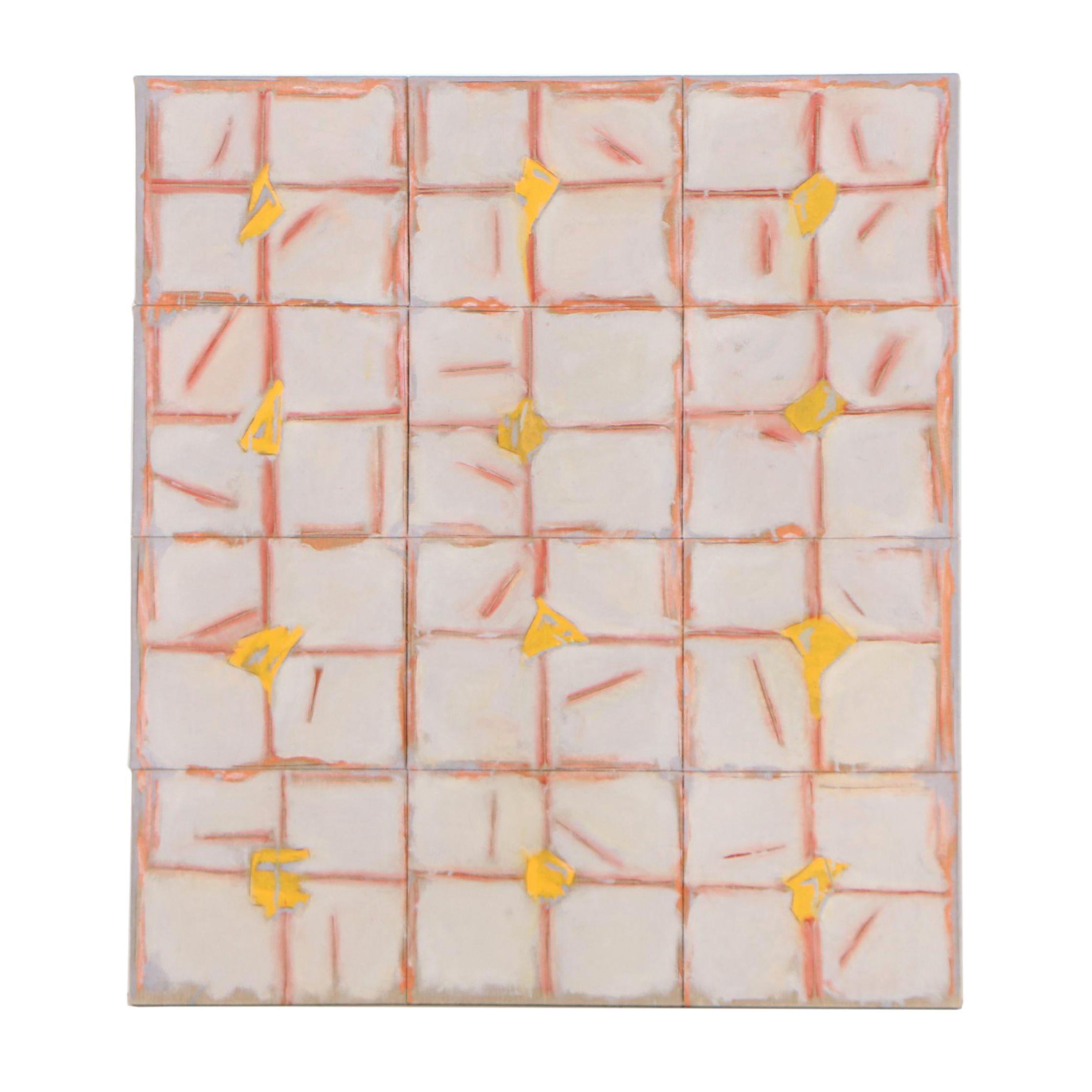 Tom Levine 2003 Oil Painting on Linen "Stones"
