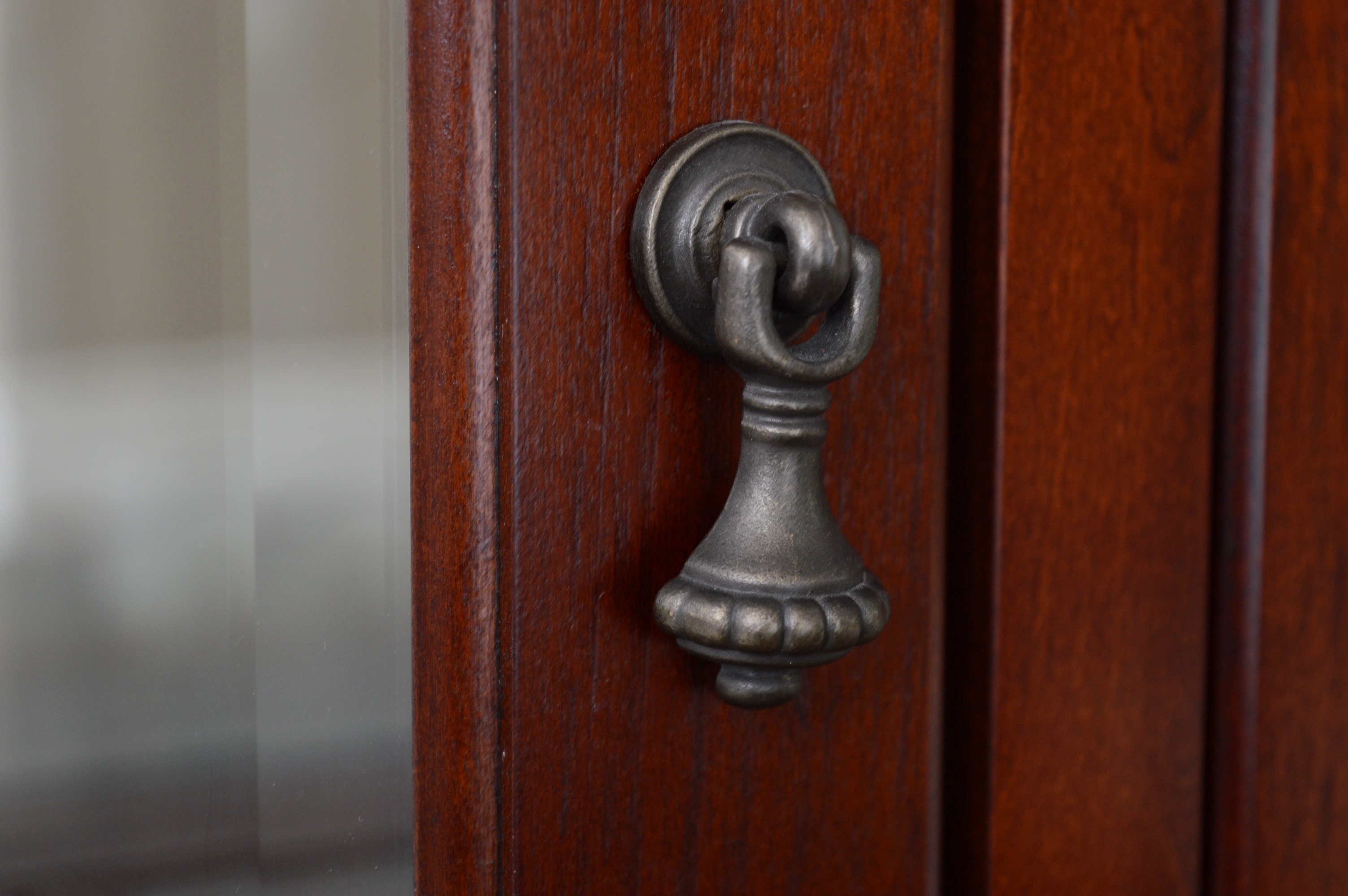 Lighted Cherry China Cabinet