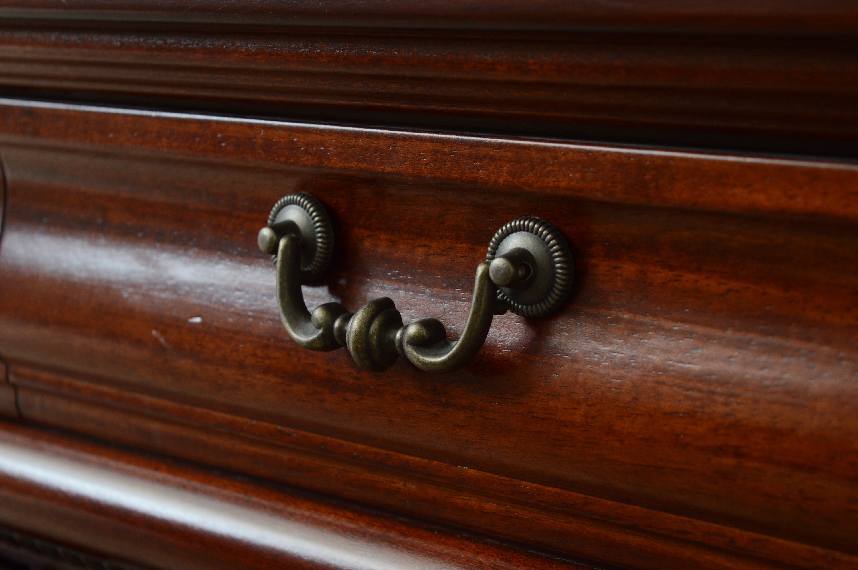 Lighted Cherry China Cabinet