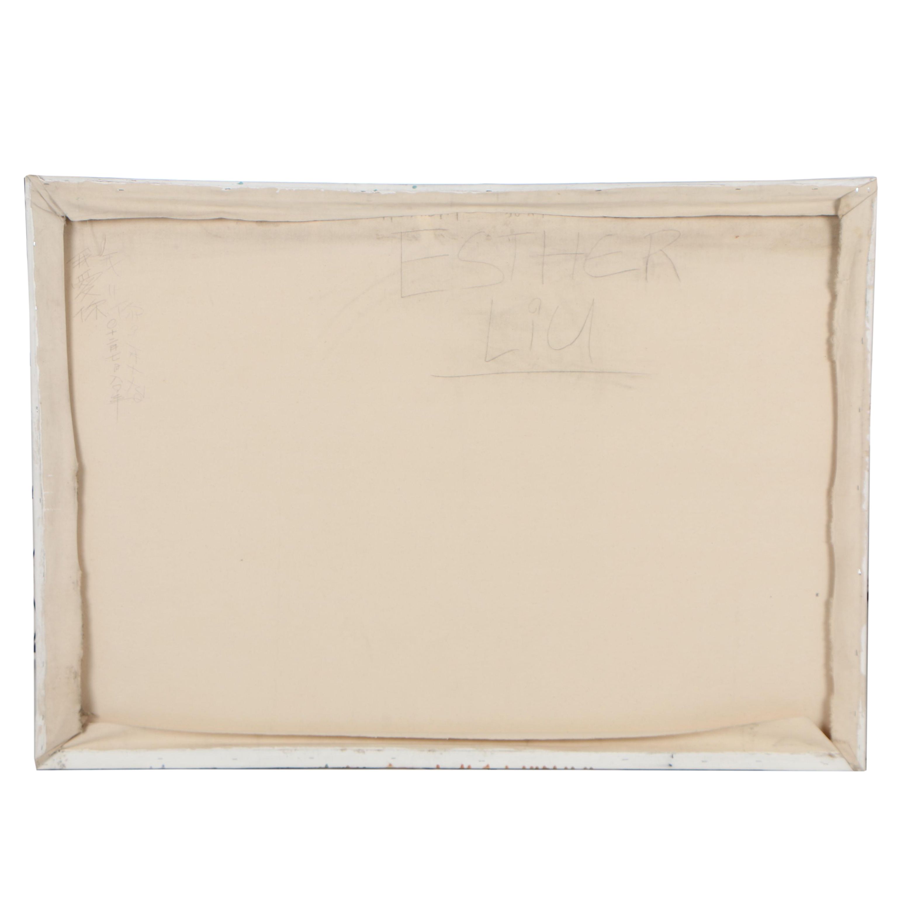 Esther Liu Monumental Figural Oil Painting