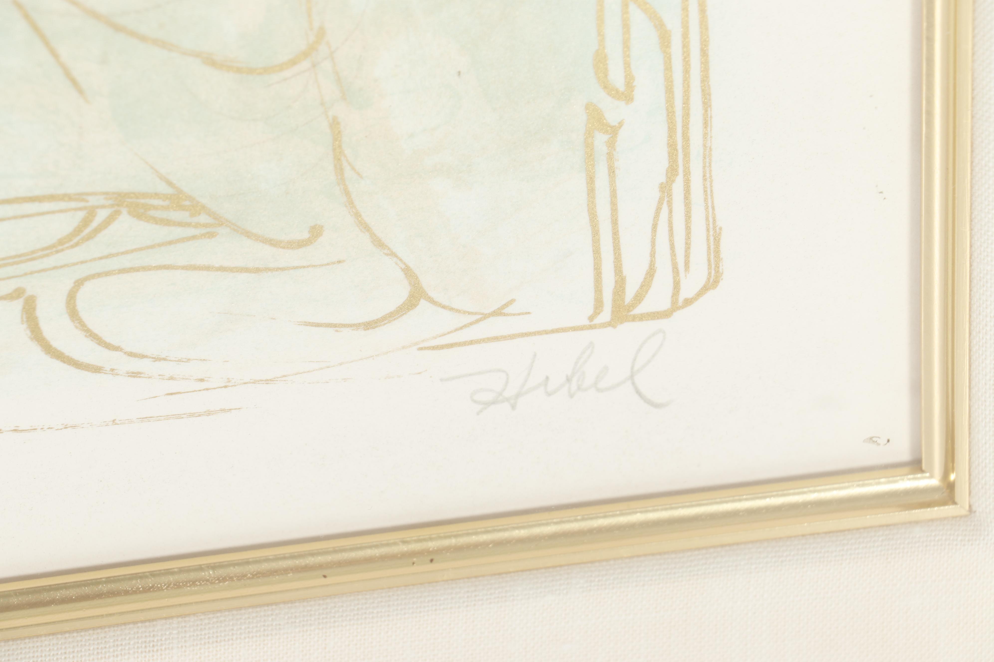 Edna Hibel Color Lithograph "Serenity"