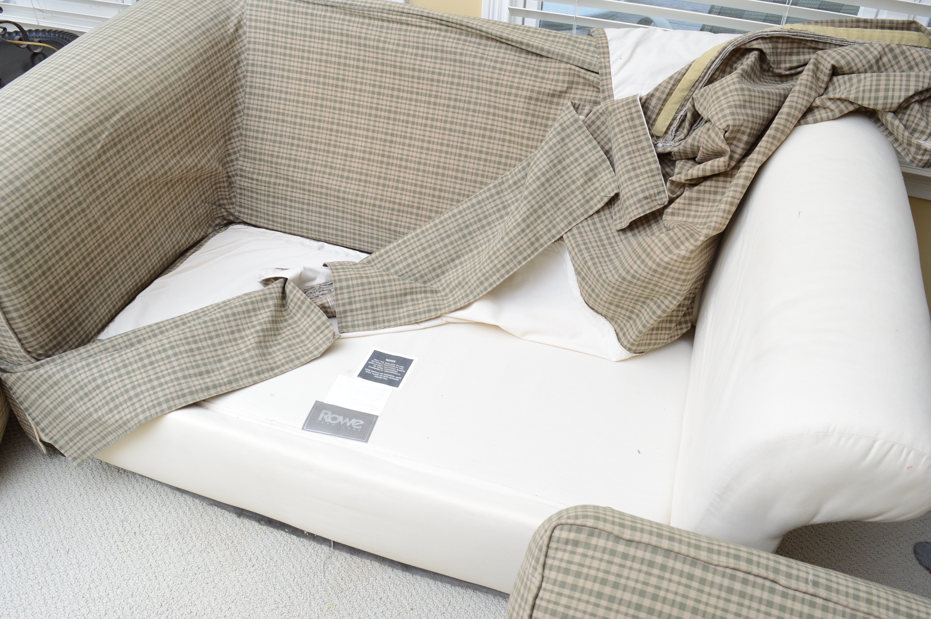 ROWE Loveseat with Slipcover