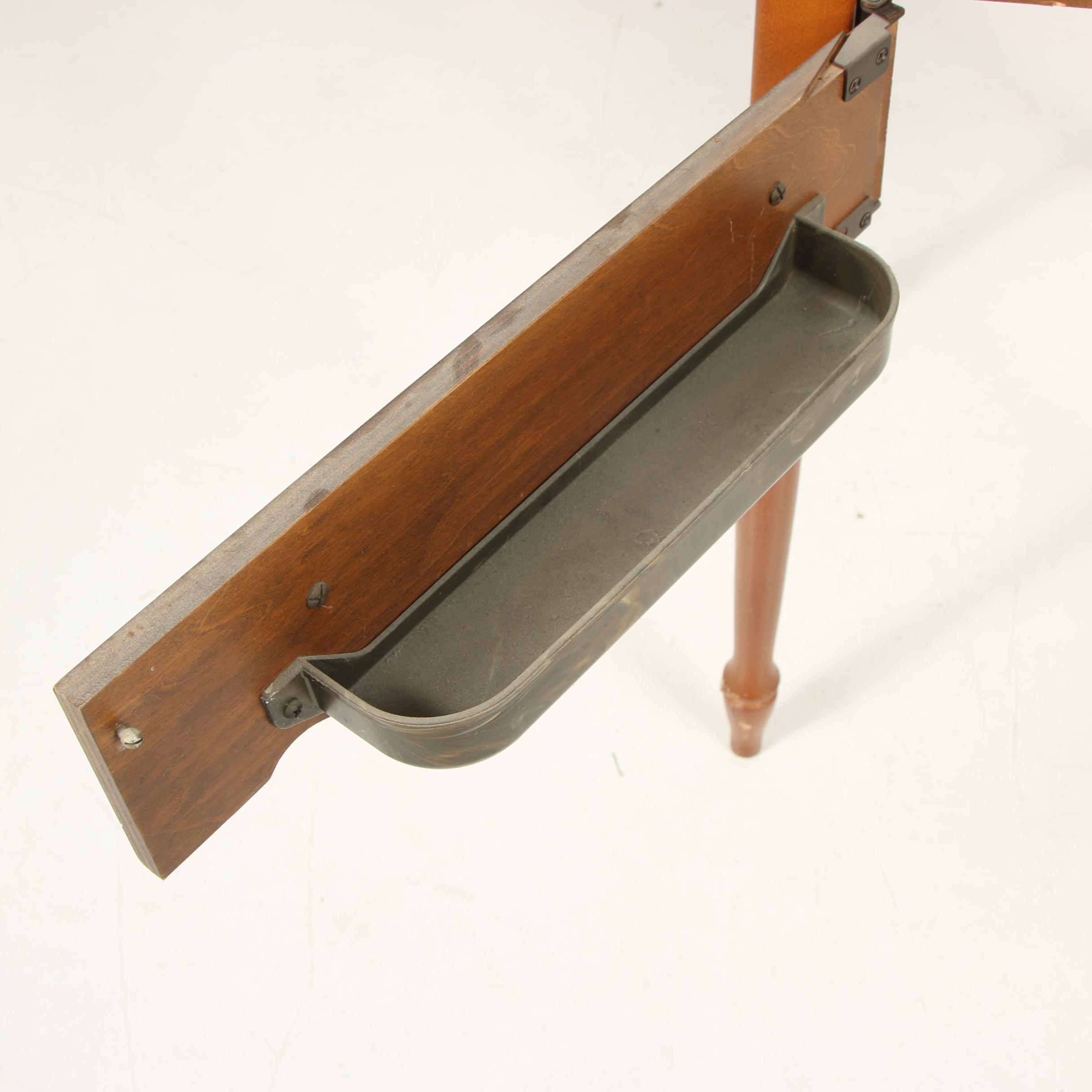 Colonial Style Maple Flip-Top Sewing Table by Sears Roebuck, Mid-20th Century