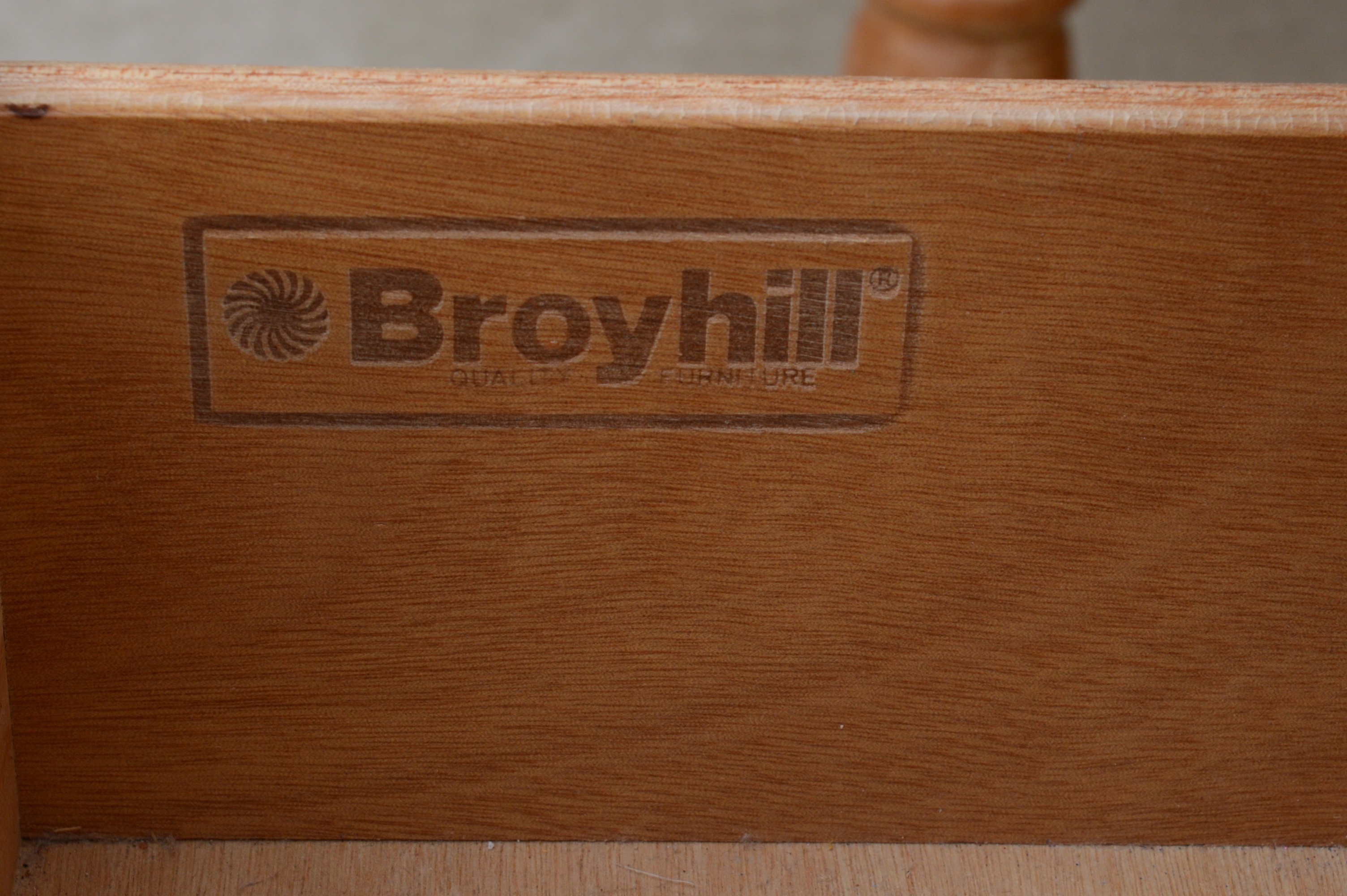 Broyhill "Fontana" Pine Dresser with Mirror