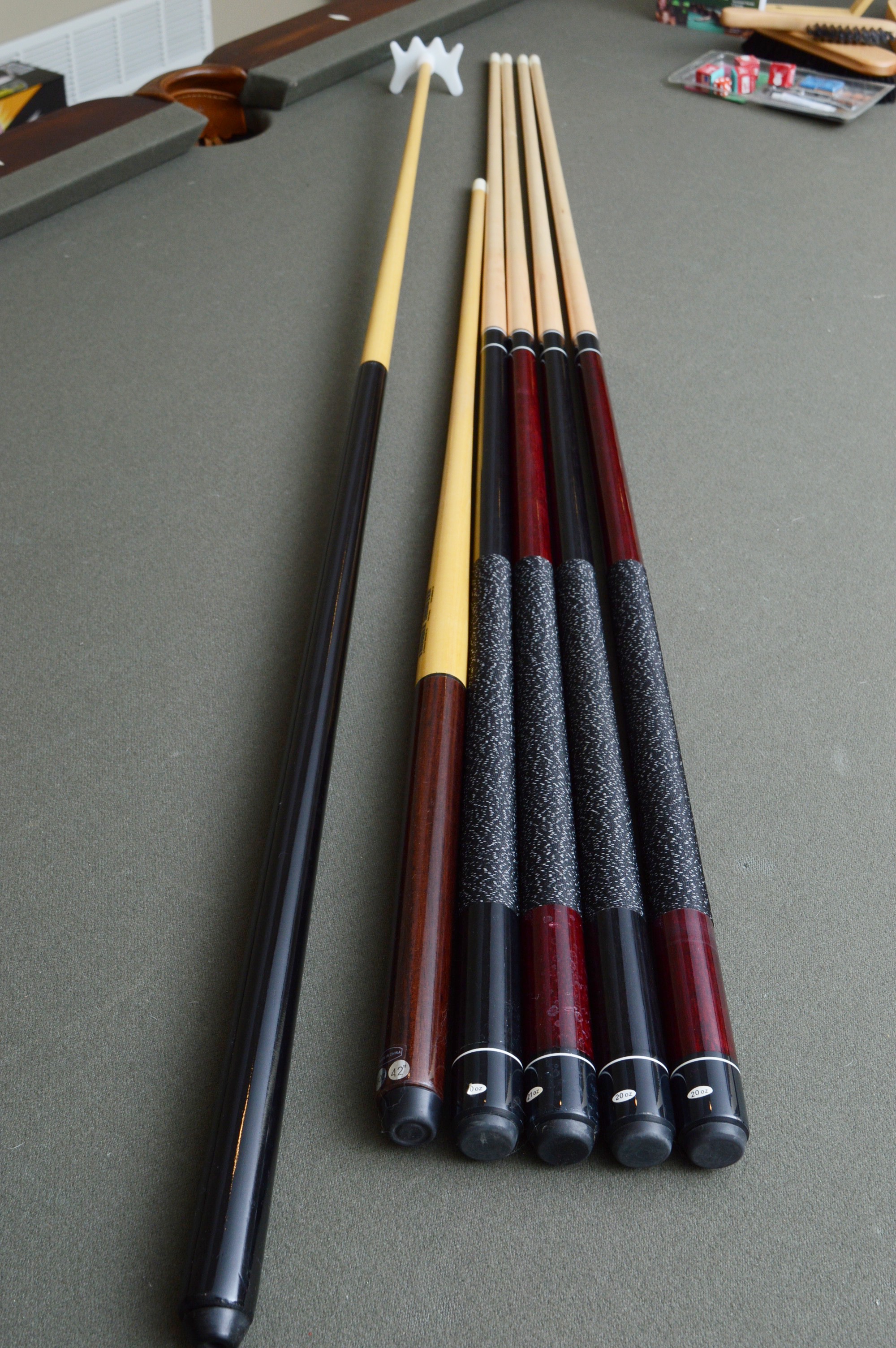 Beringer Slate Top Pool Table  with Accessories