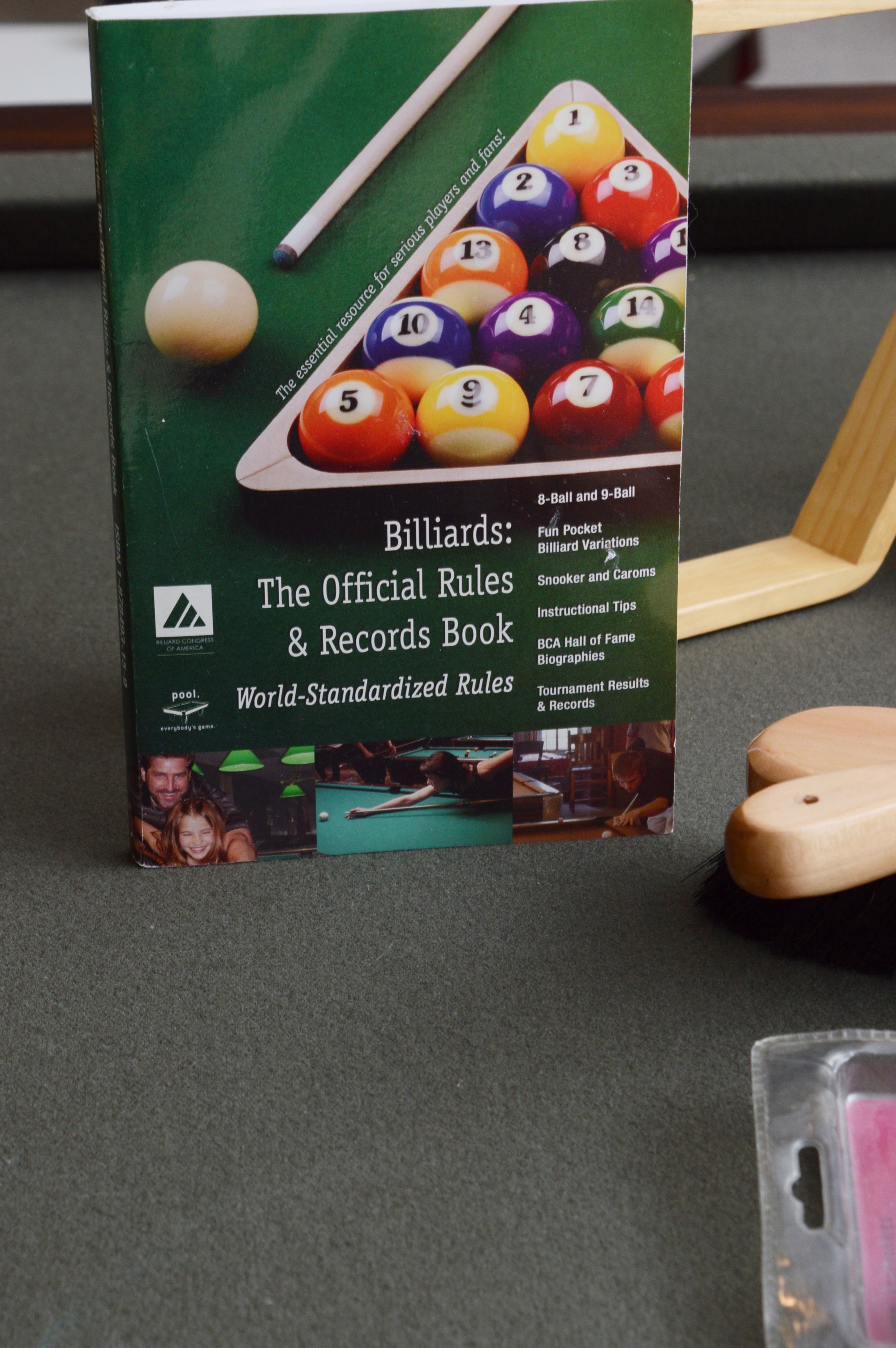 Beringer Slate Top Pool Table  with Accessories