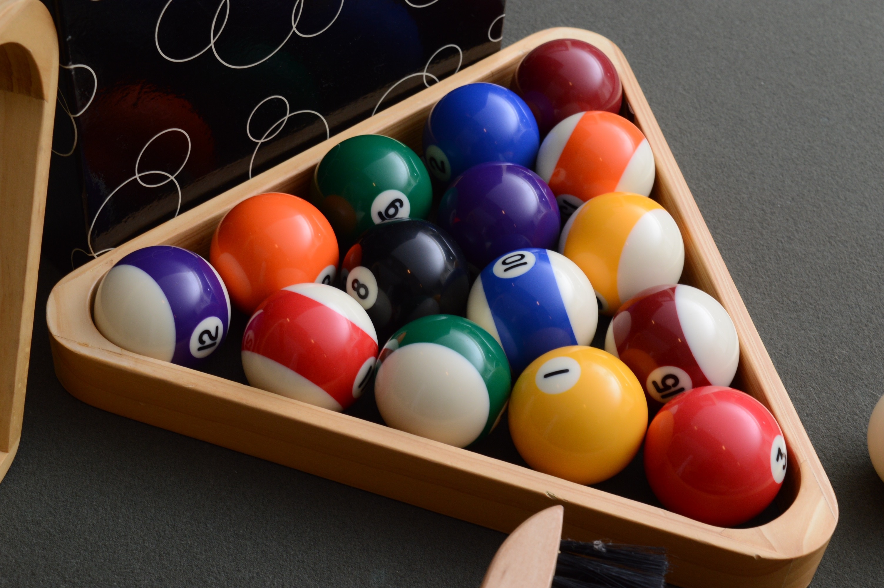 Beringer Slate Top Pool Table  with Accessories