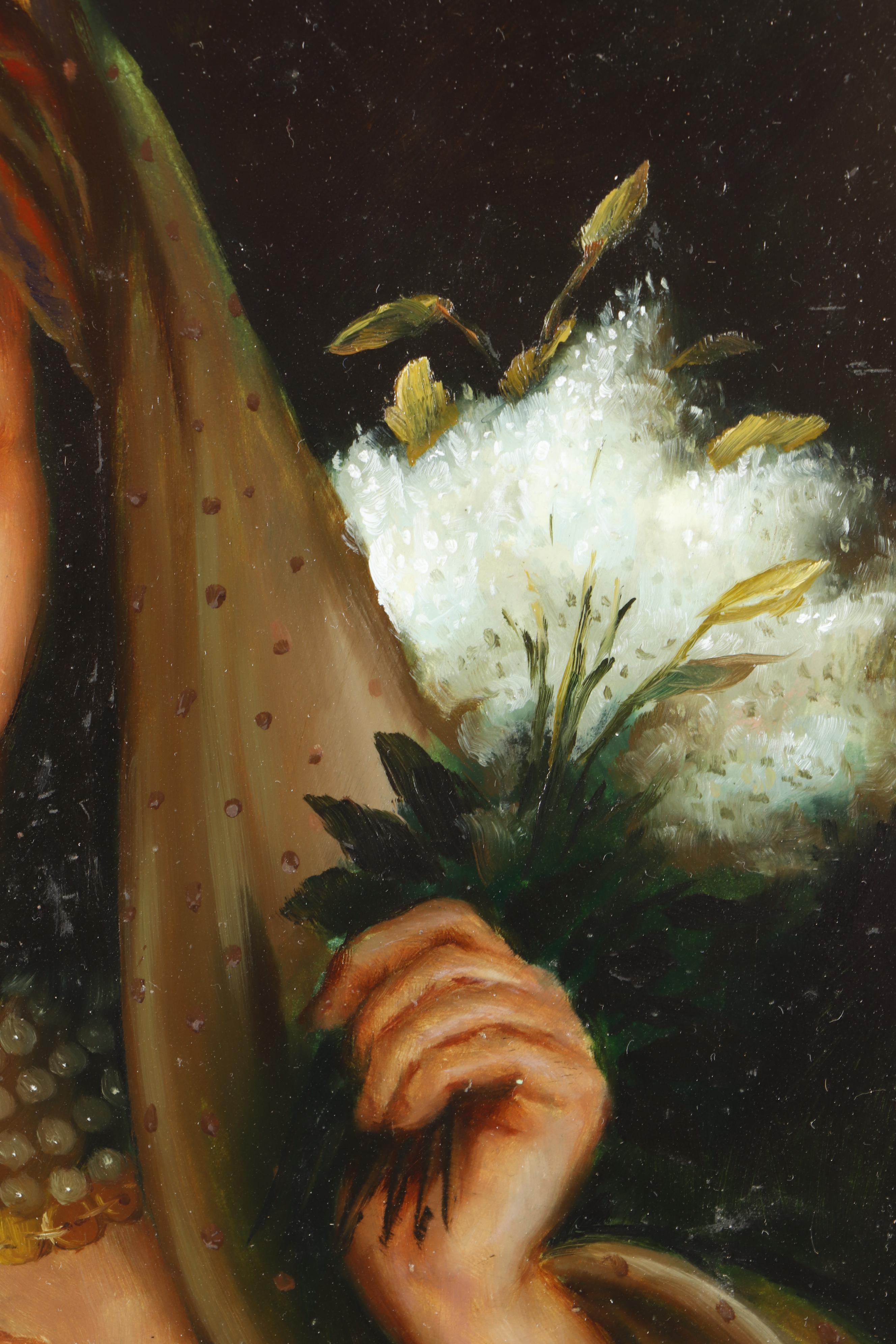 20th Century Portrait Oil Painting