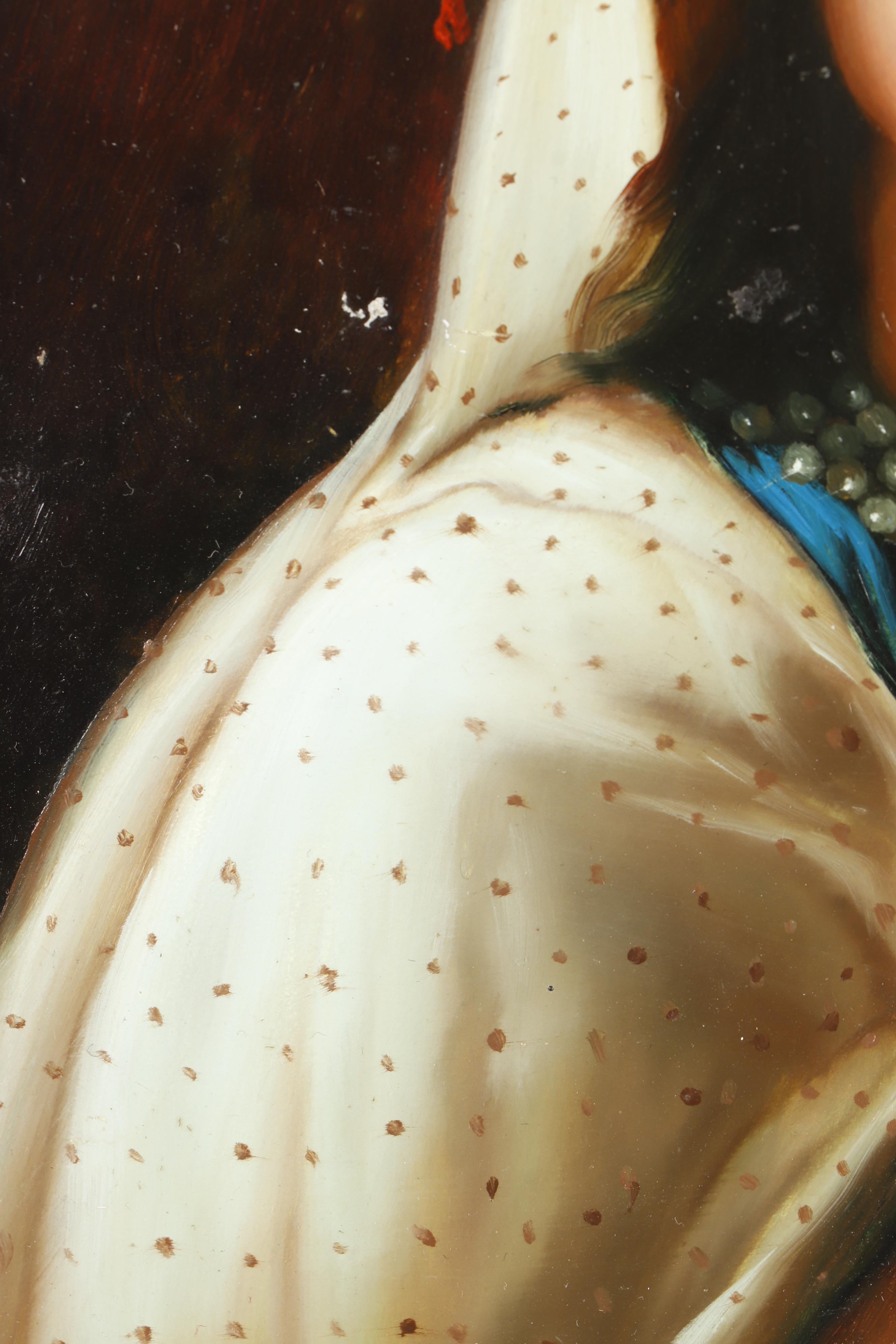 20th Century Portrait Oil Painting